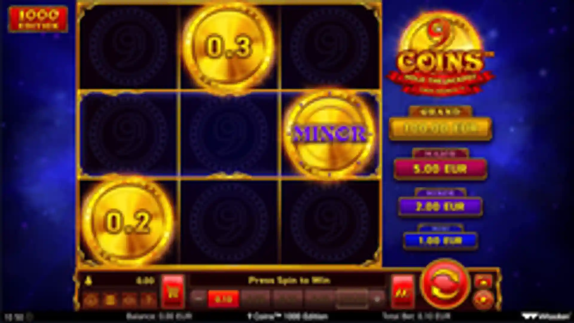 9 Coins 1000 Edition gameplay