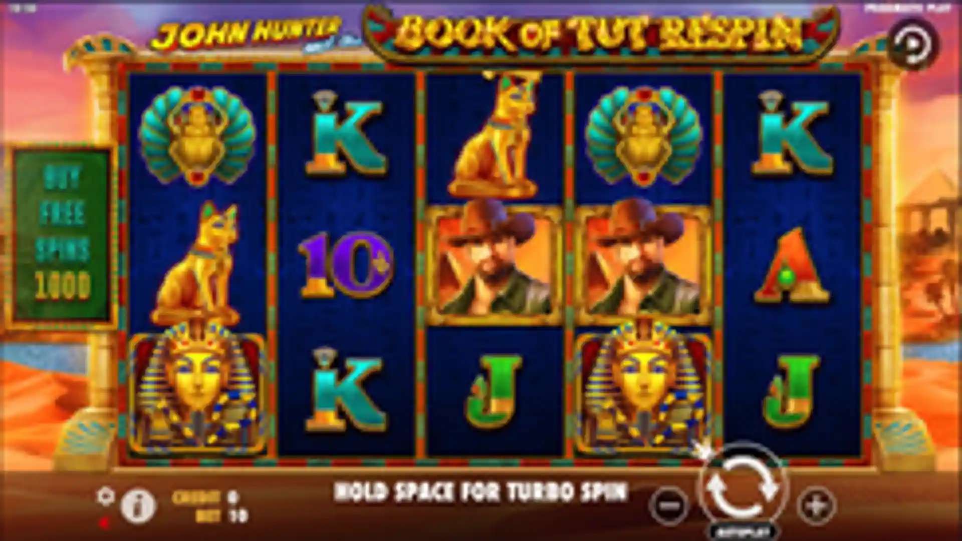 John Hunter and the Book of Tut Respin gameplay
