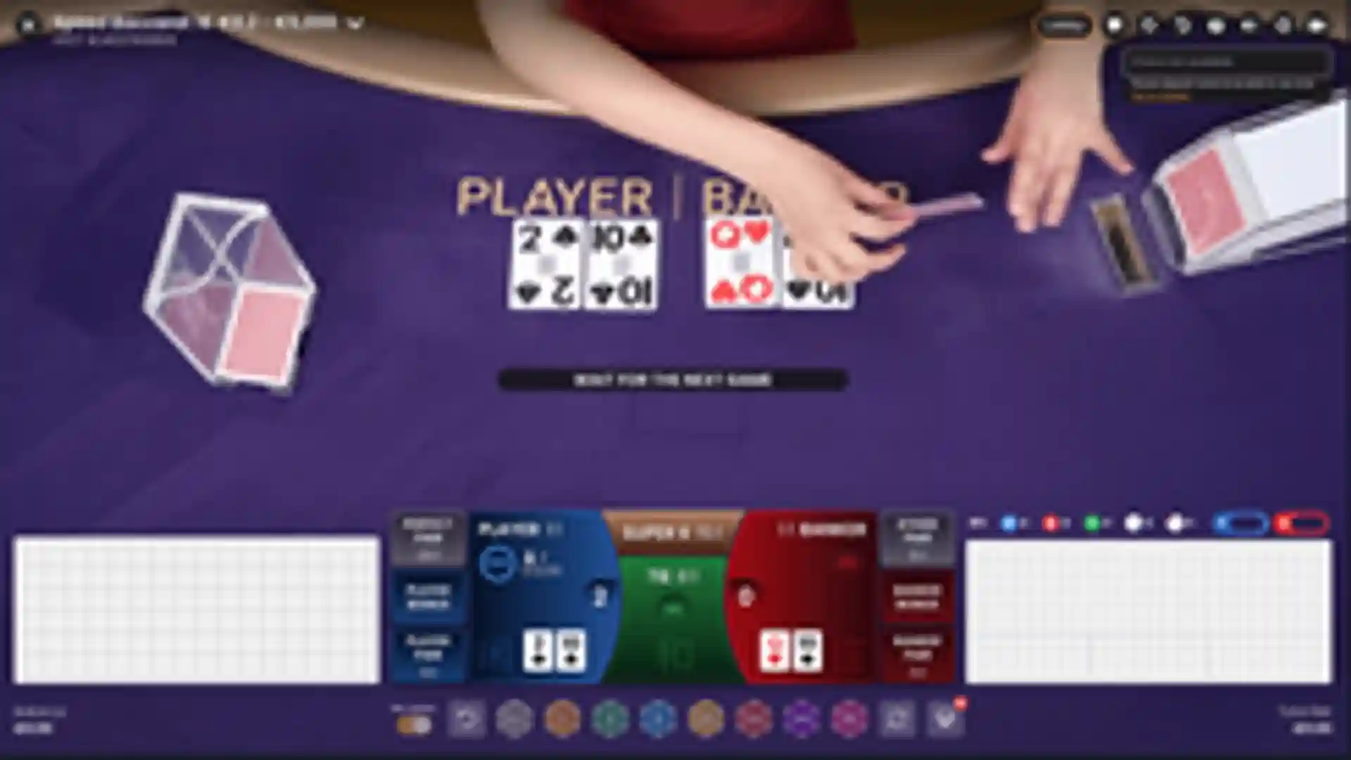 LIVE Speed Baccarat 16 gameplay
