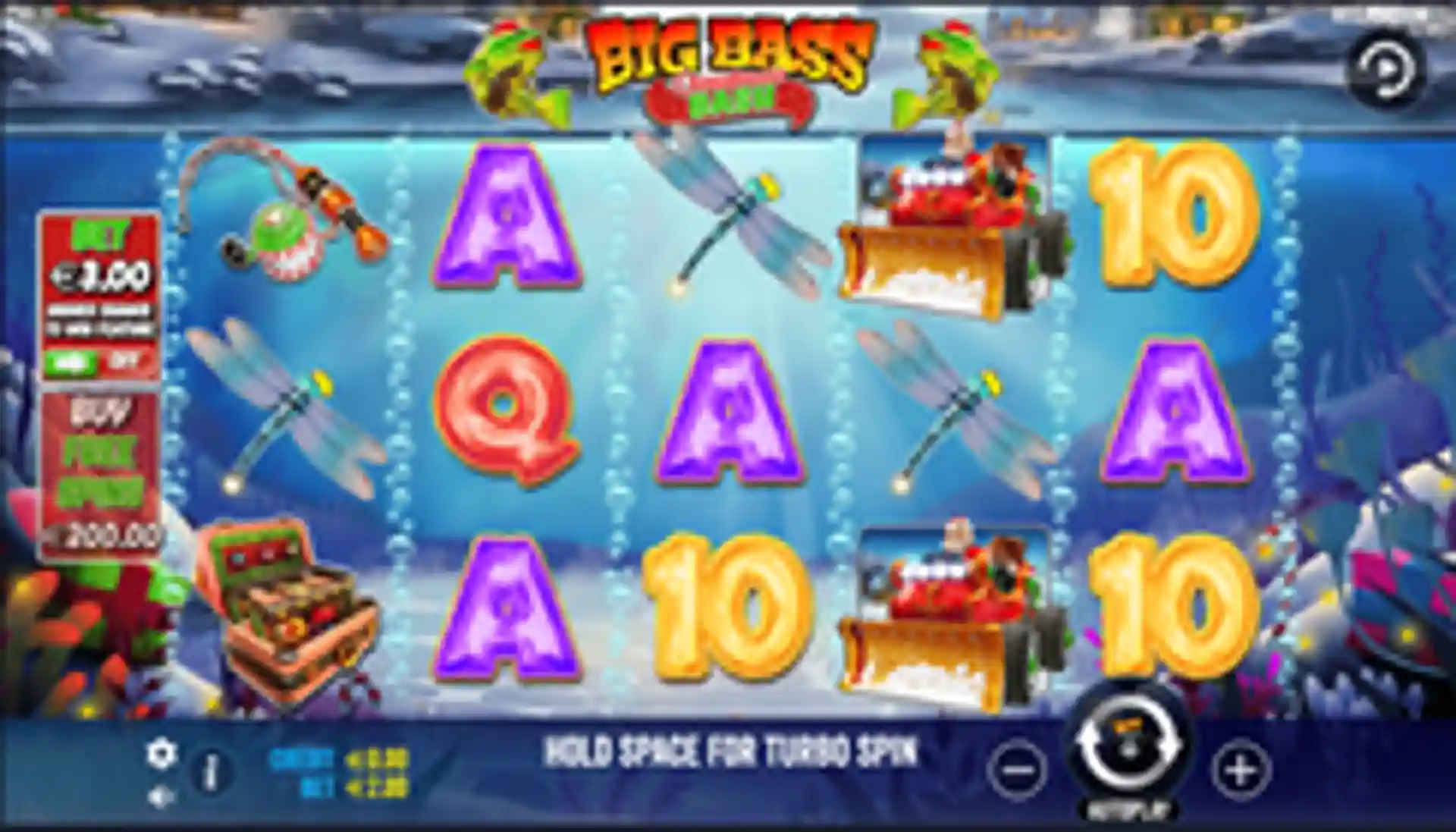 Big Bass Christmas Bash gameplay