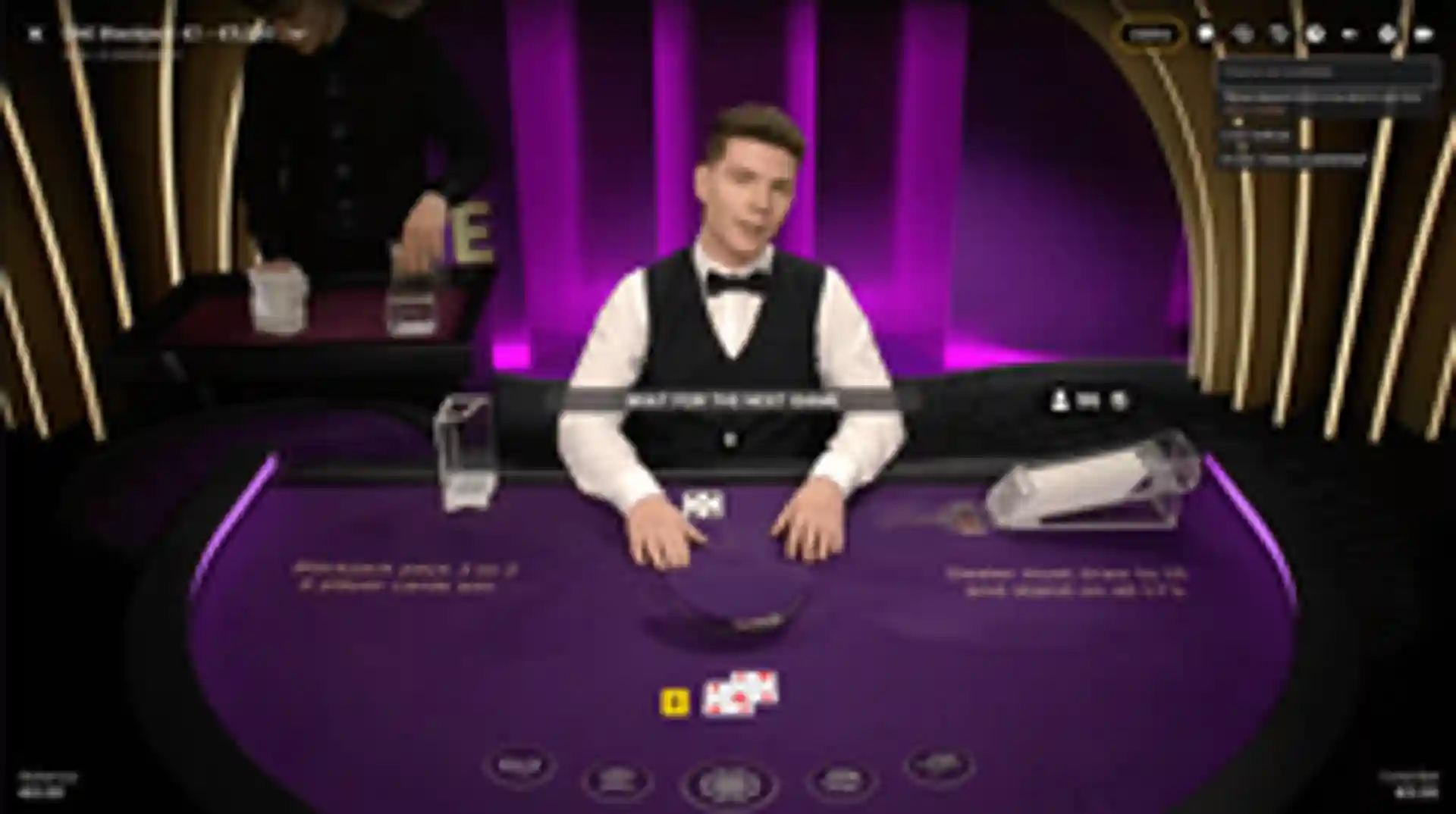 LIVE ONE Blackjack gameplay