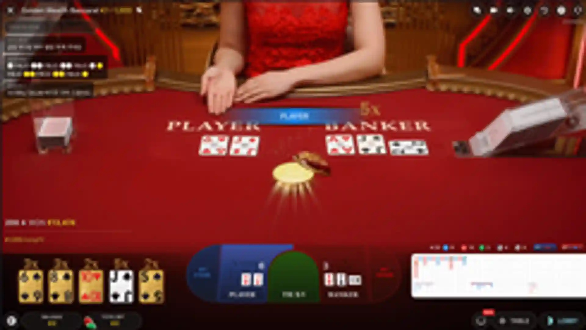 Golden Wealth Baccarat gameplay