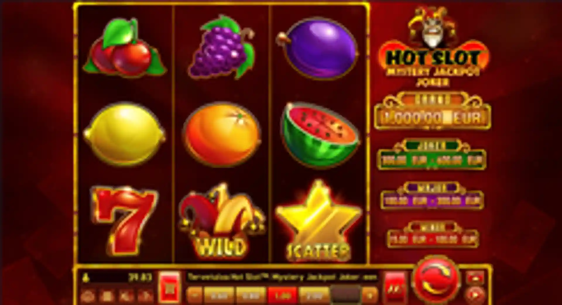 Hot Slot: Mystery Jackpot Joker gameplay