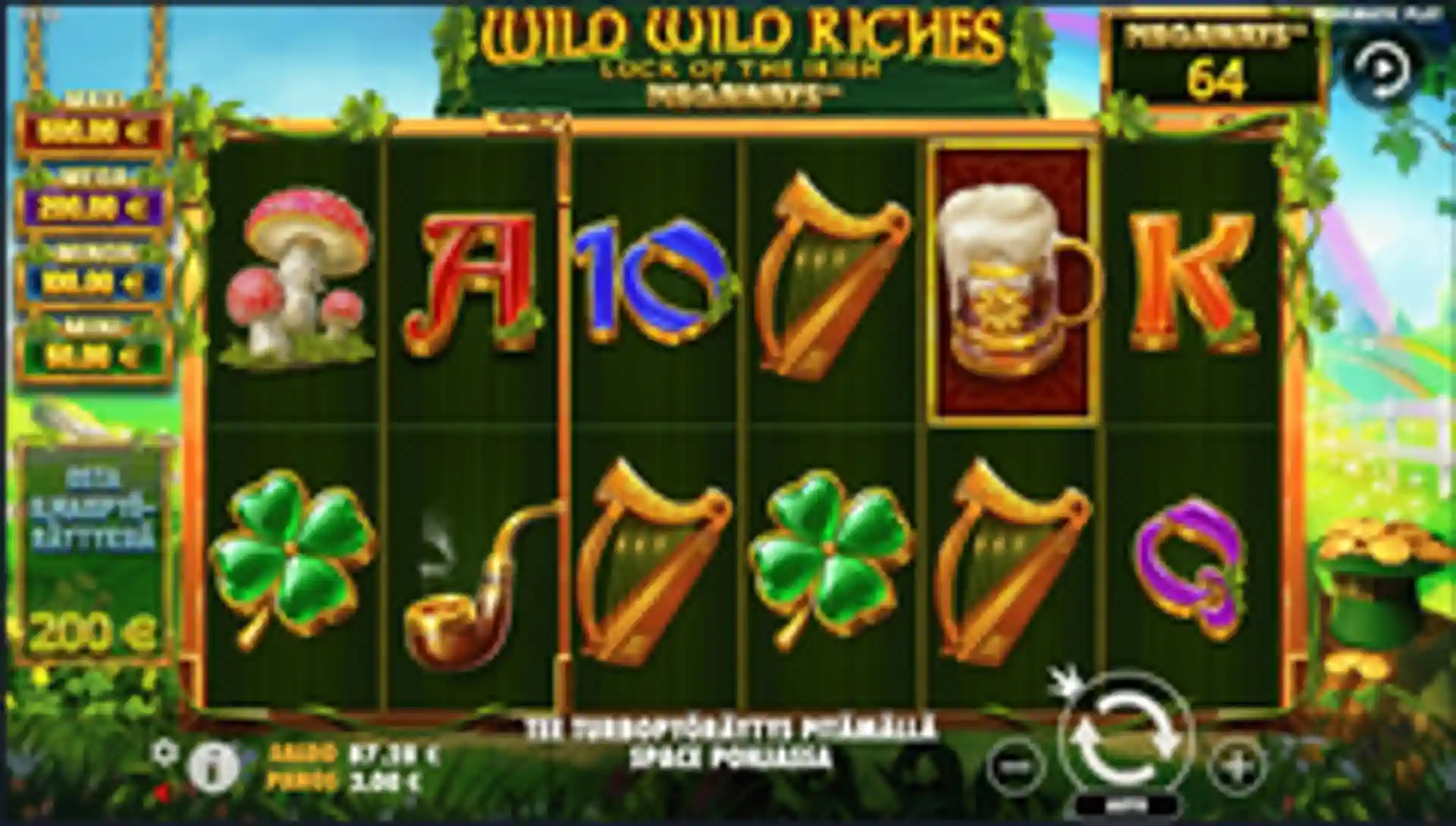 Wild Wild Riches Megaways gameplay