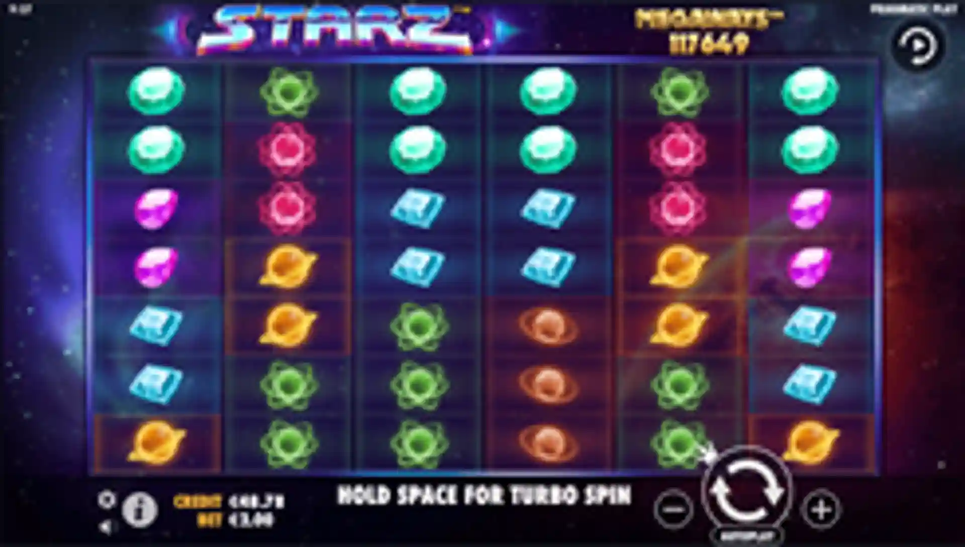 Starz Megaways gameplay