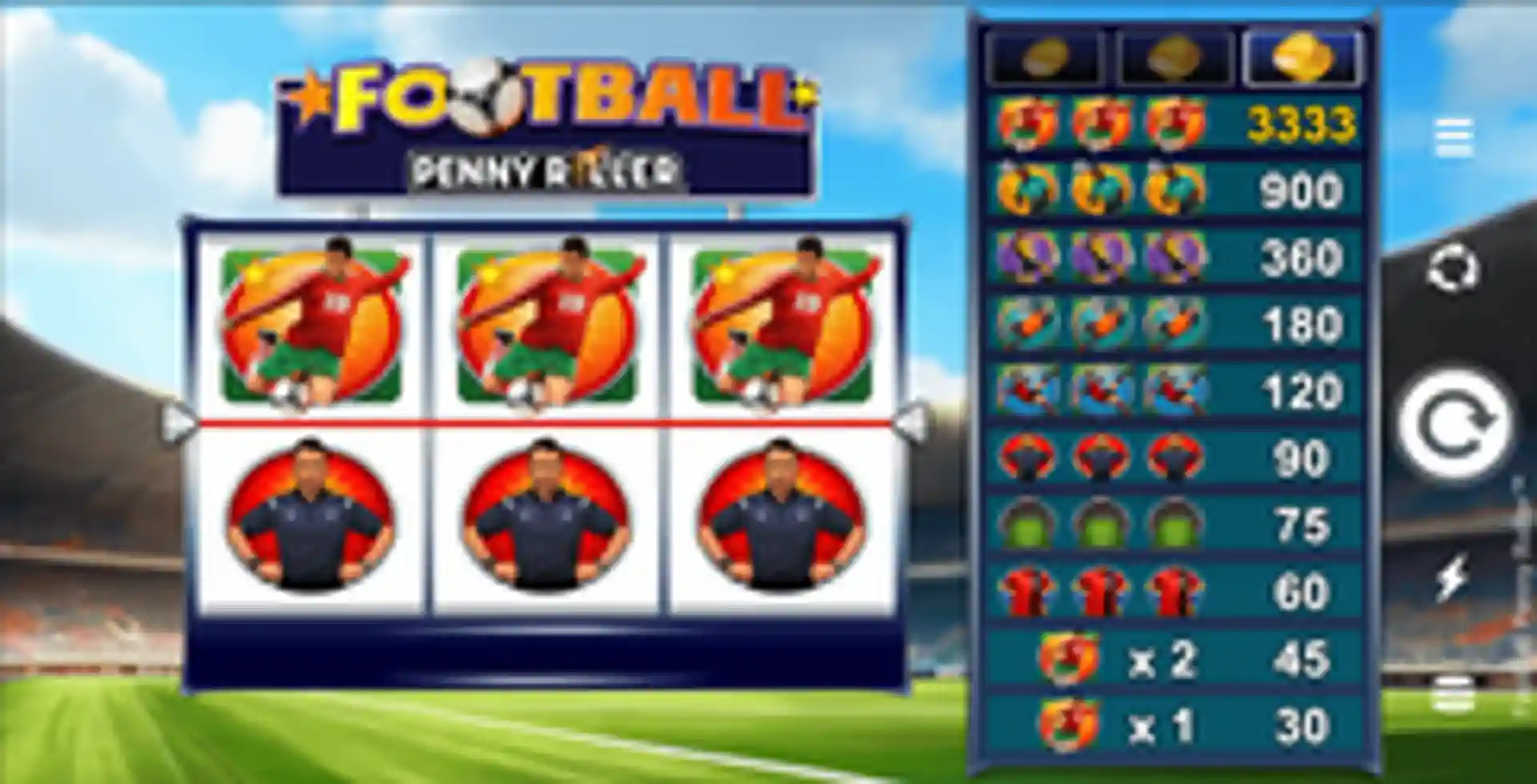 Football Penny Roller gameplay