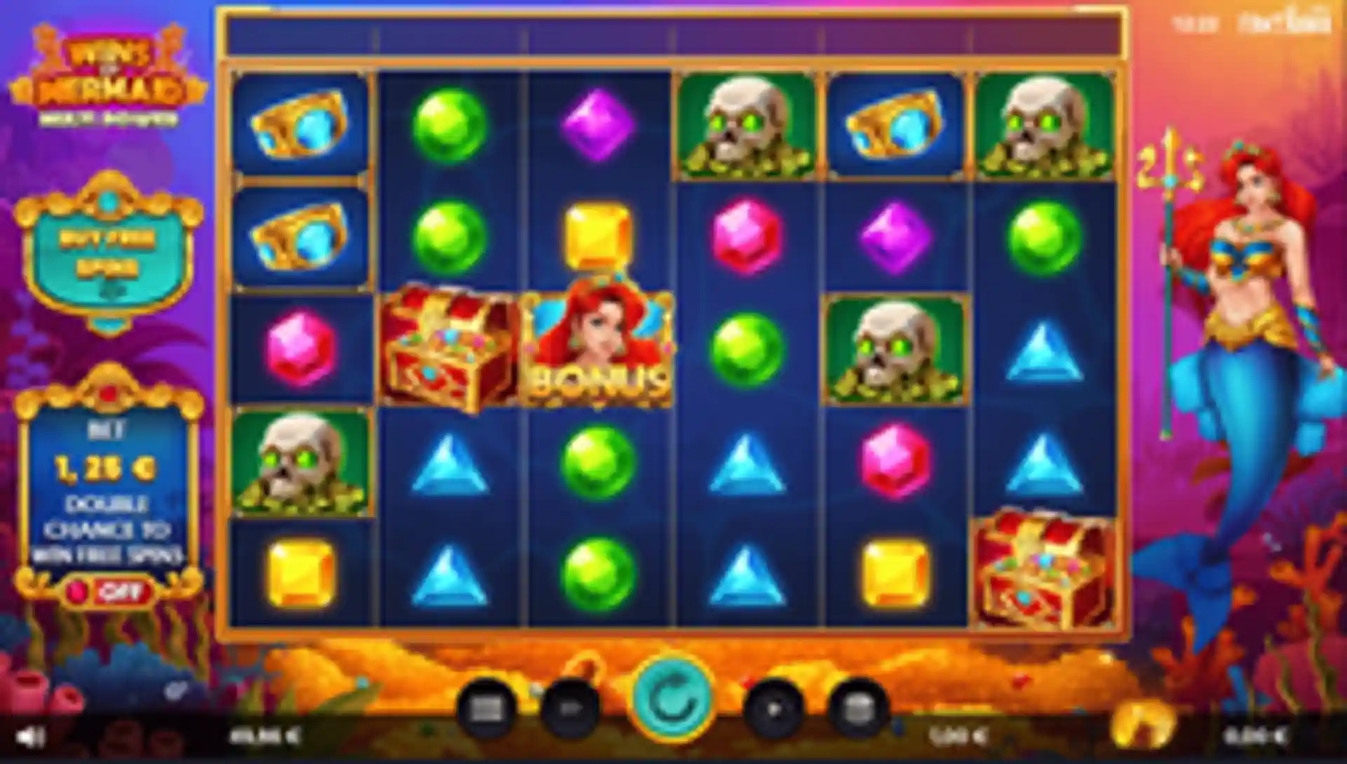 Wins Of Mermaid Multi Power gameplay