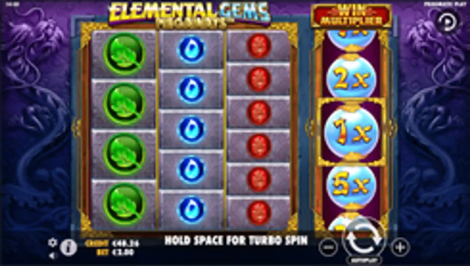 Elemental Gems Megaways gameplay