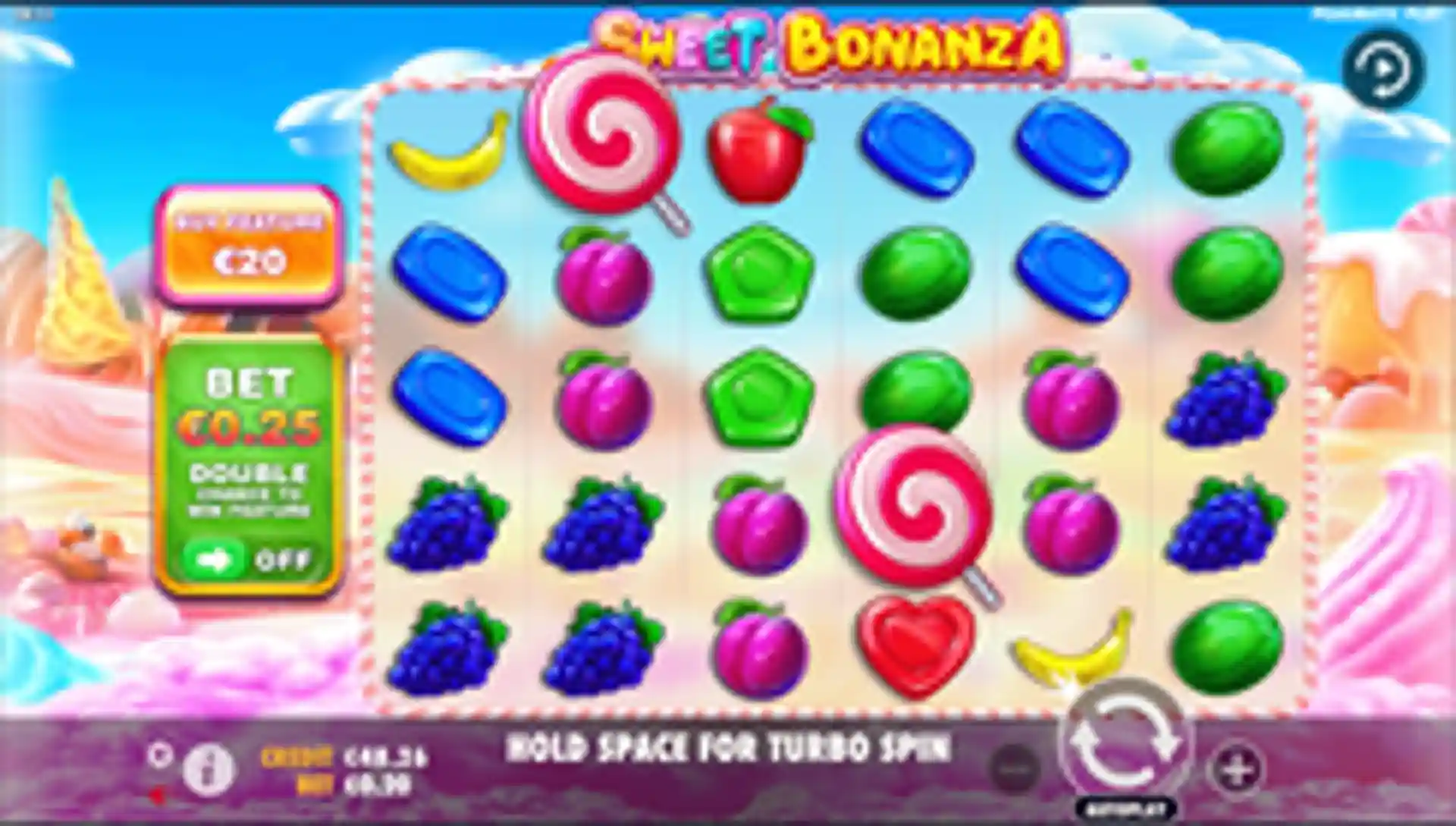 Sweet Bonanza gameplay
