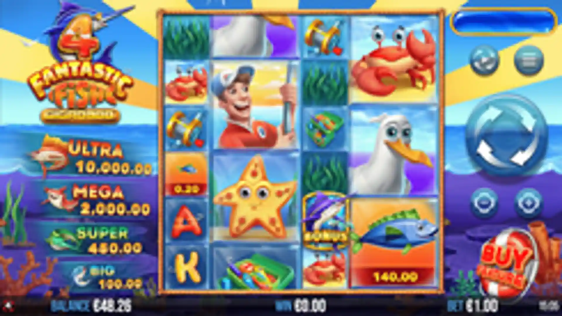 4 Fantastic Fish Gigablox gameplay