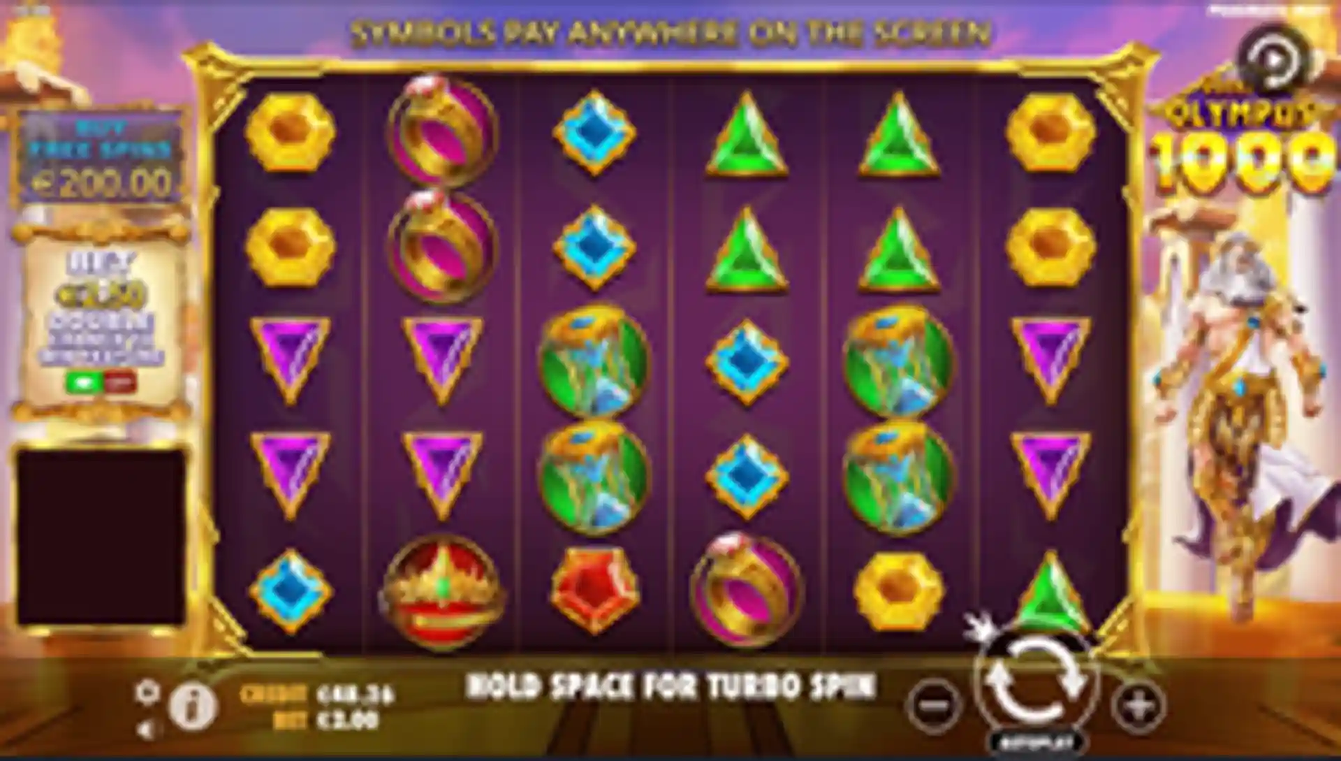 Gates of Olympus 1000 gameplay