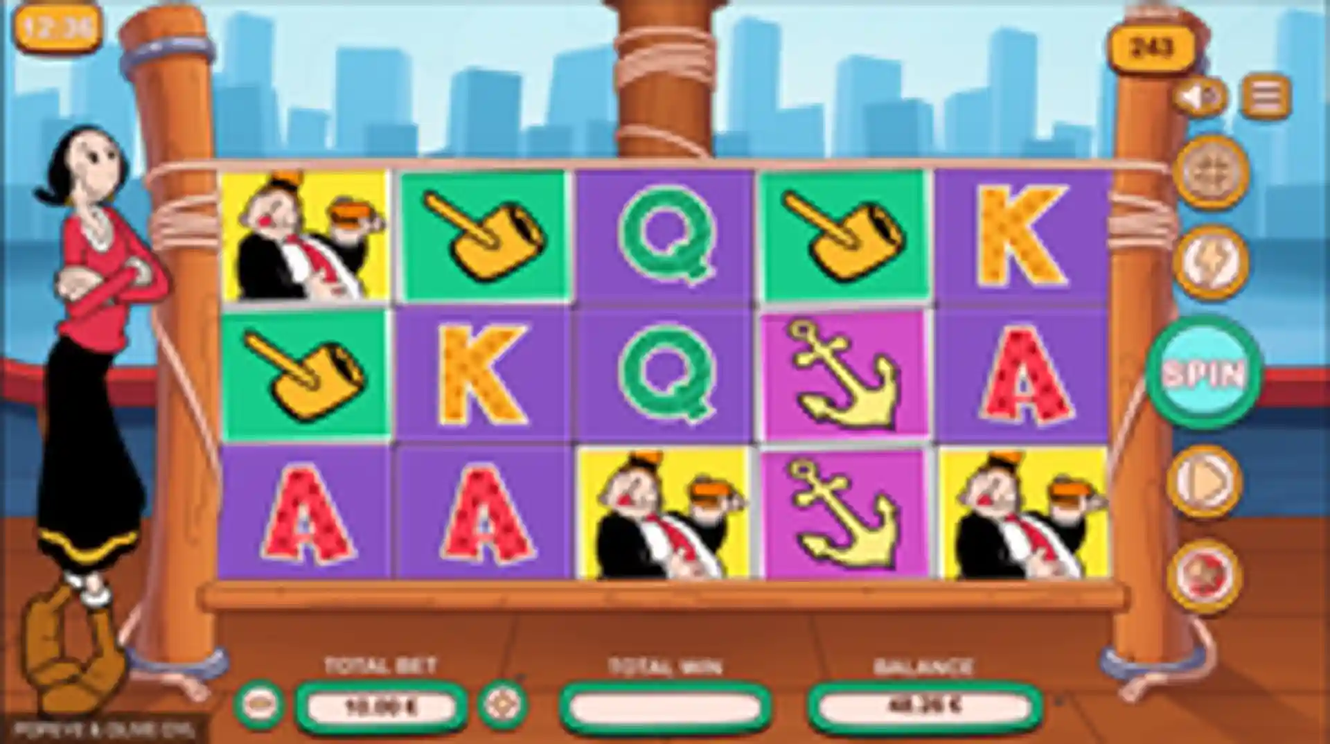 Popeye & Olive Oyl gameplay