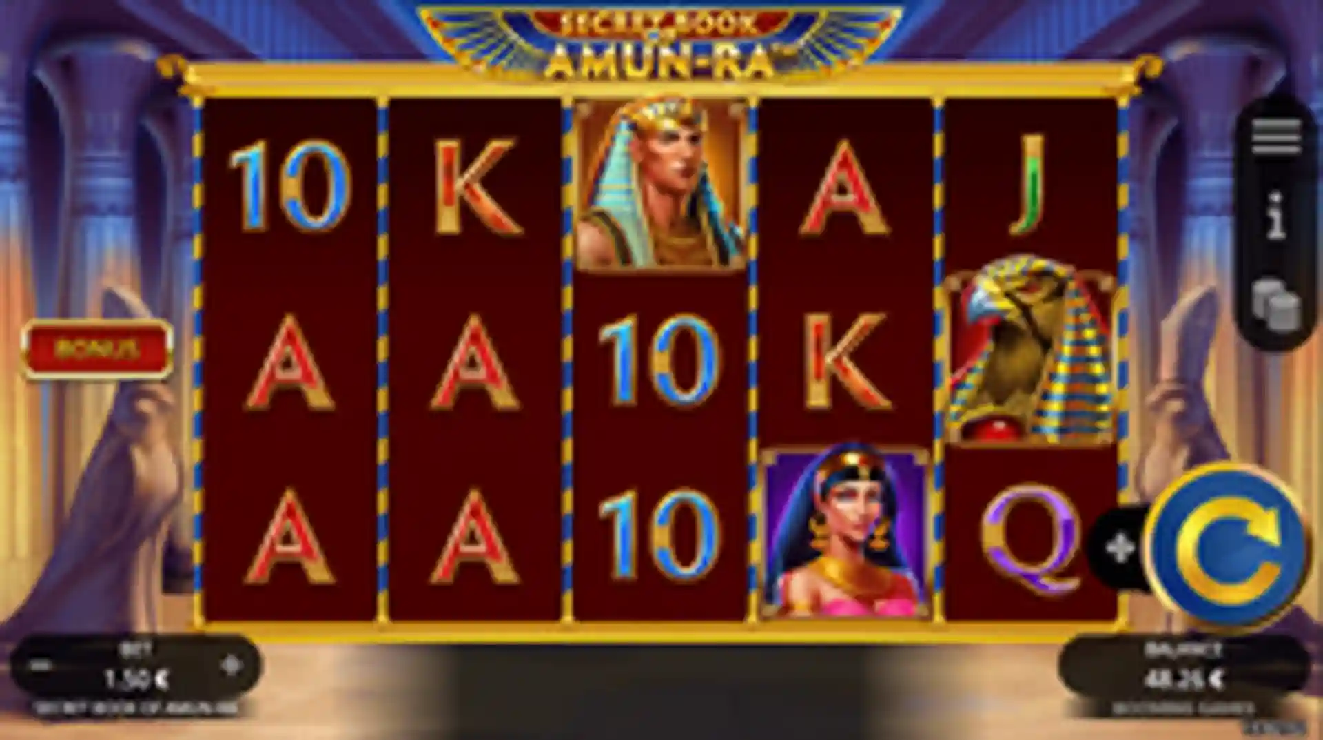 Secret Book of Amun Ra gameplay