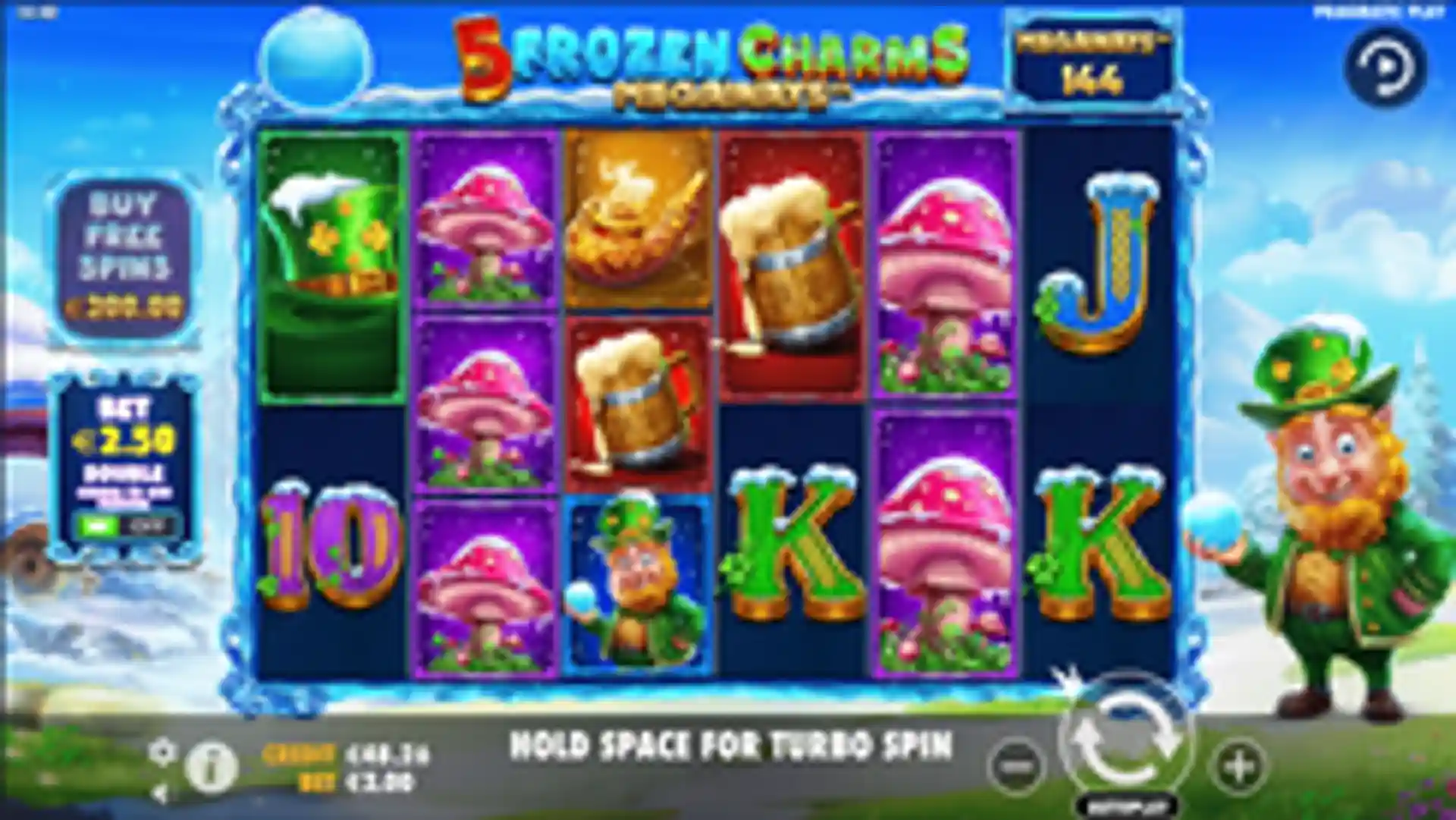 5 Frozen Charms Megaways gameplay