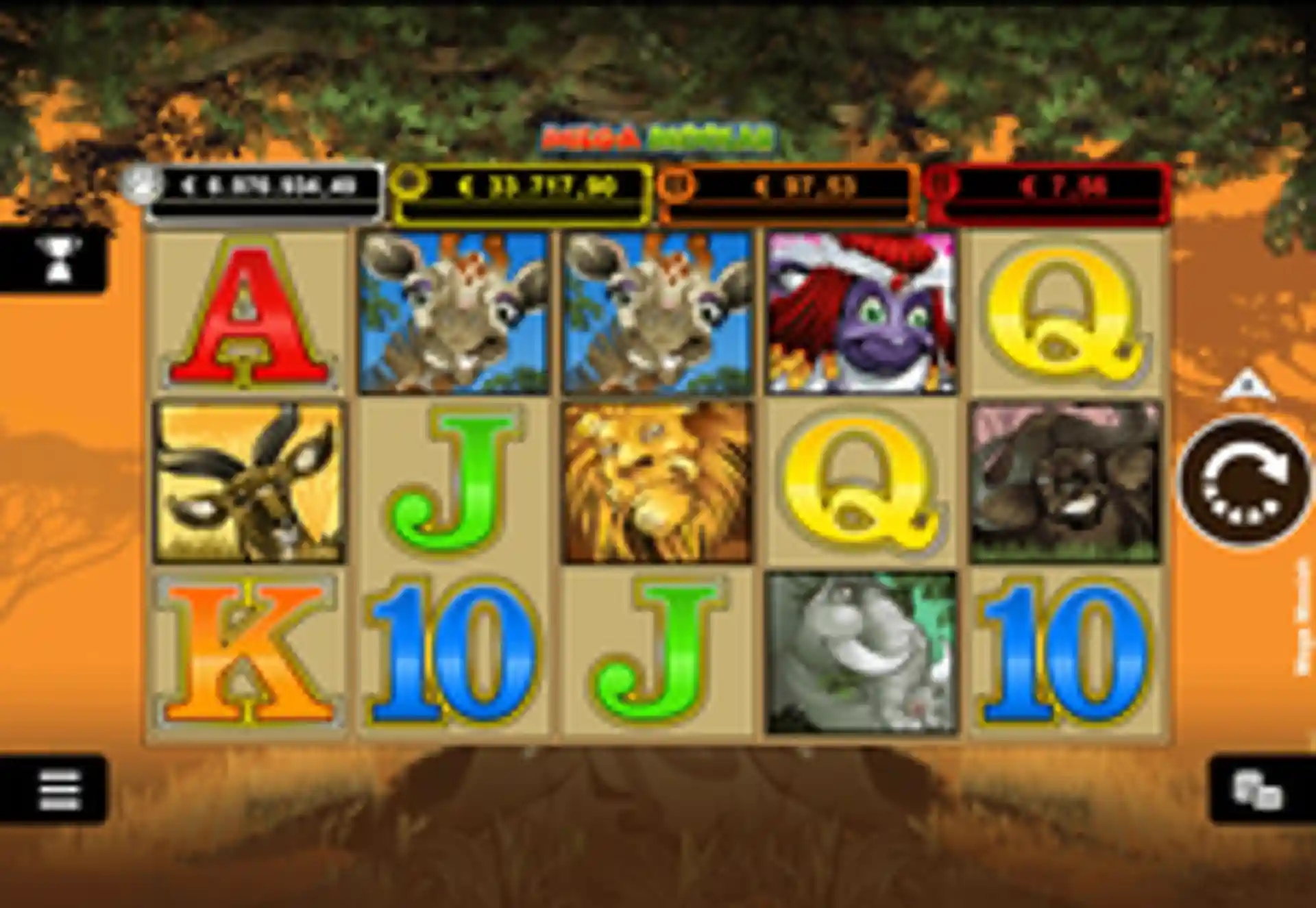 Mega Moolah gameplay