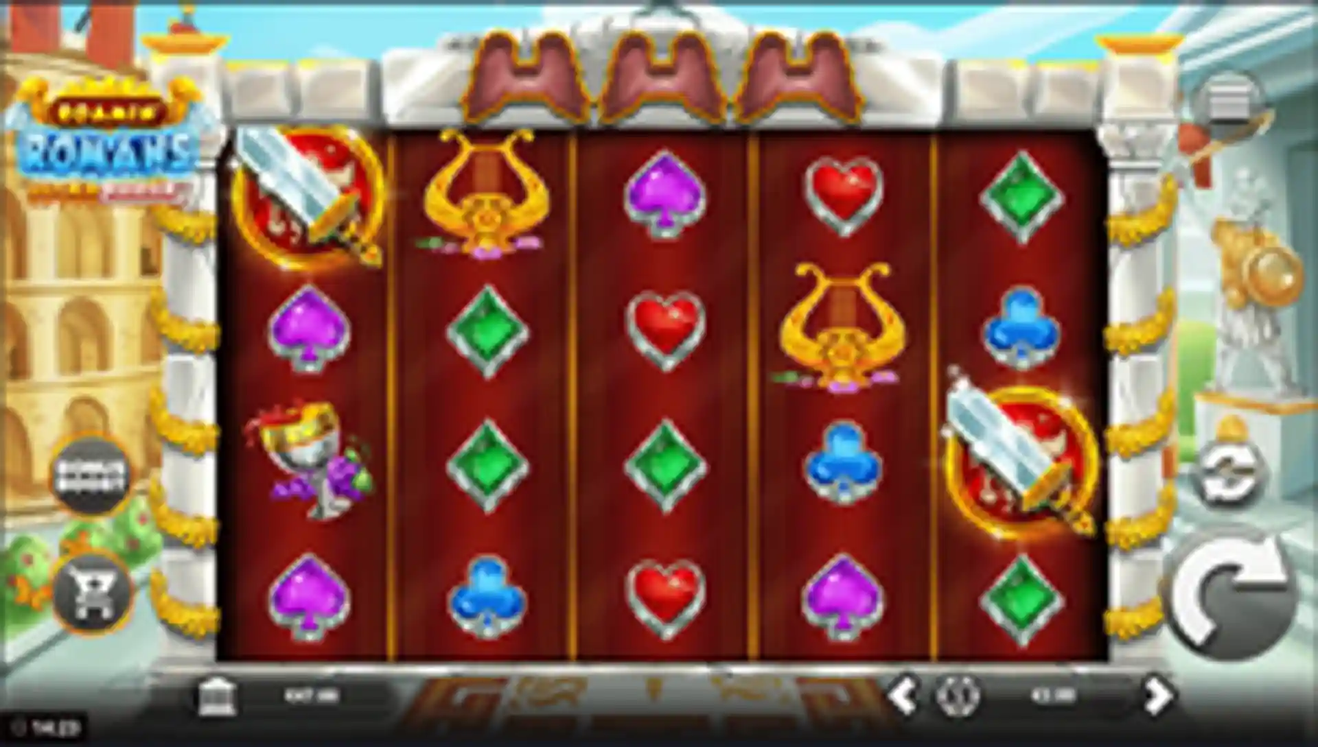 Roamin’ Romans UltraNudge gameplay