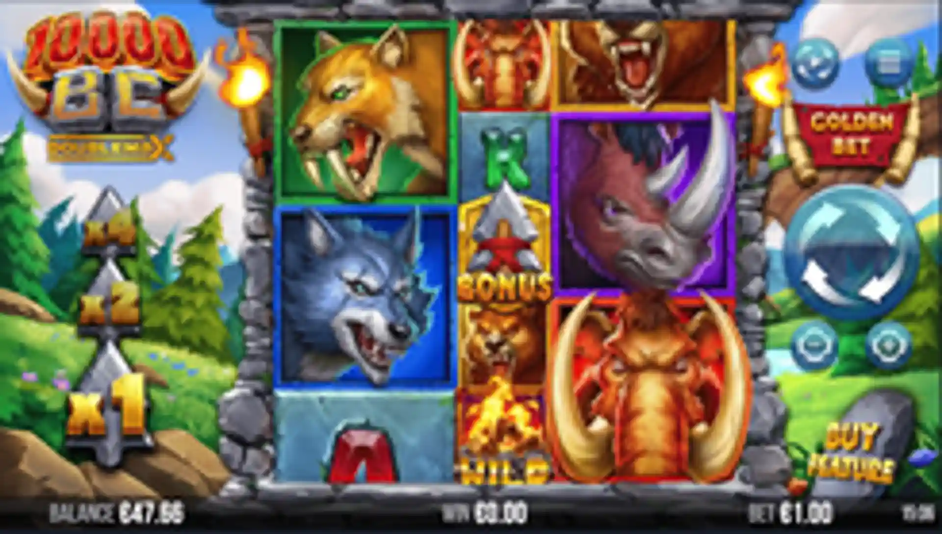 10000 BC DoubleMax gameplay