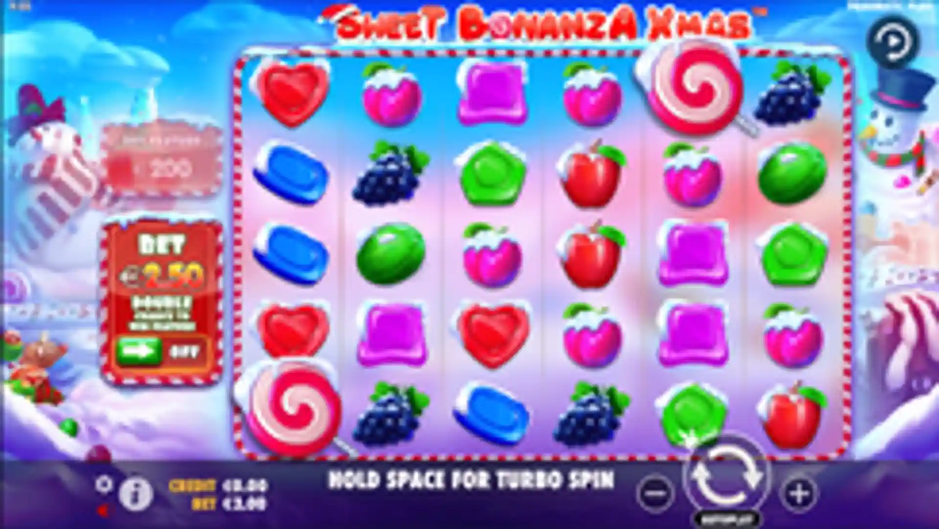 Sweet Bonanza Xmas gameplay