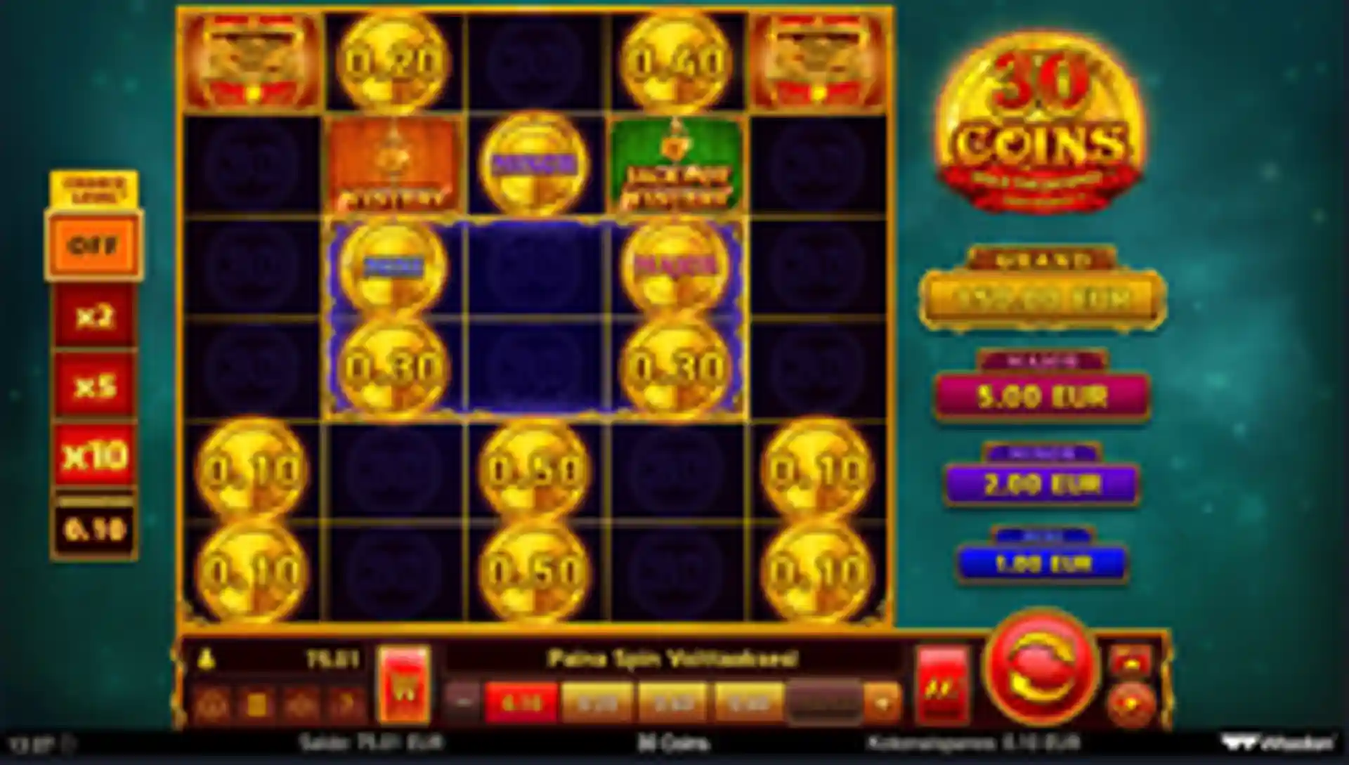 30 Coins Hold the Jackpot gameplay