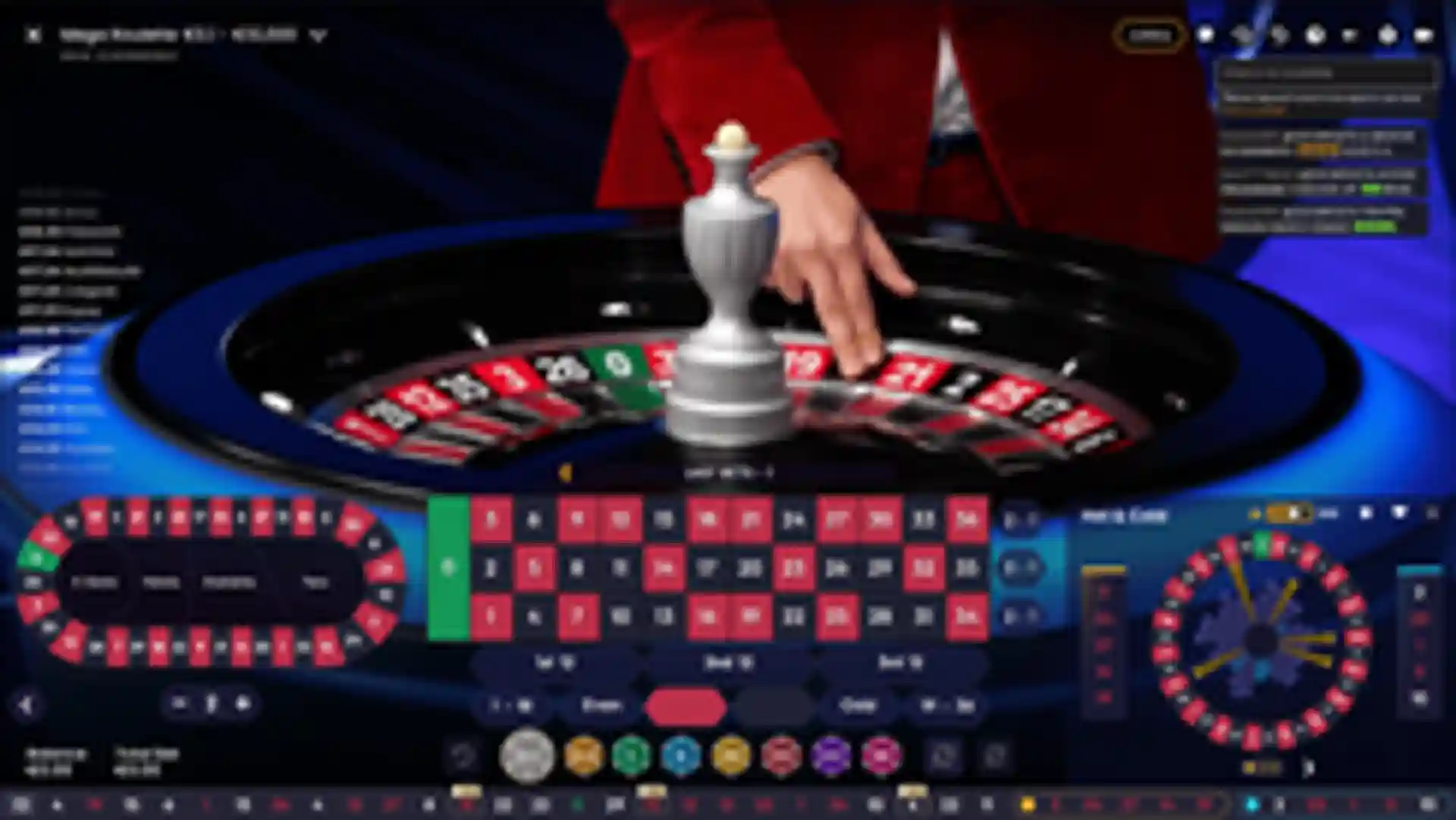 LIVE Mega Roulette gameplay