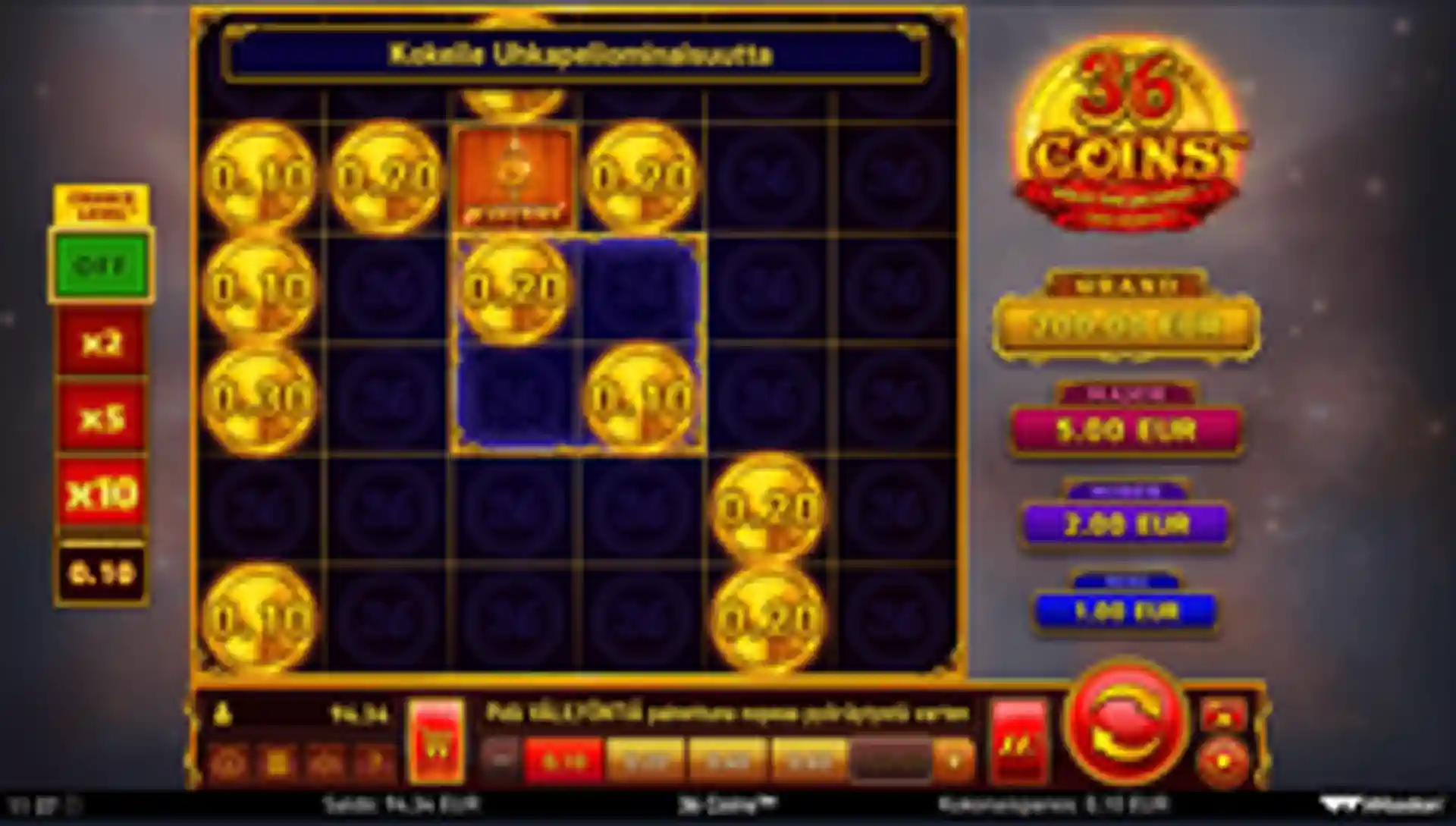 36 Coins Hold the Jackpot gameplay
