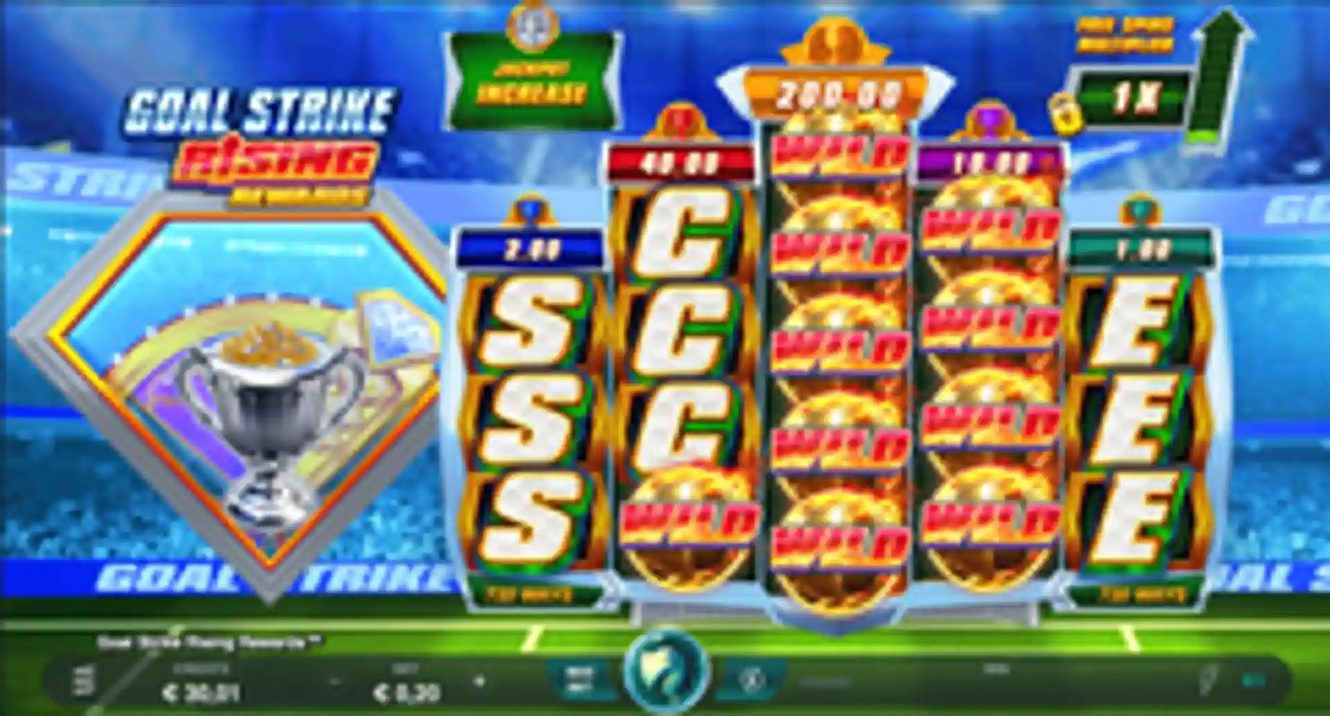 Goal Strike Rising Rewards gameplay