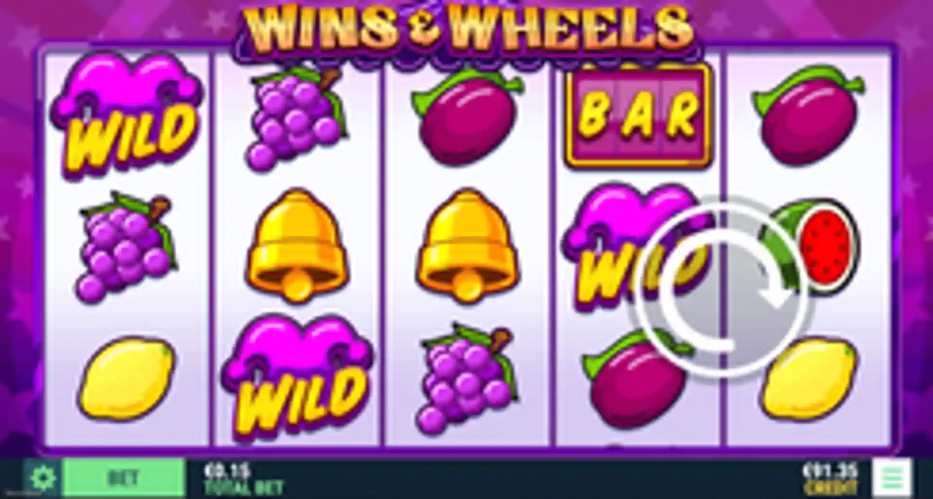 Wins & wheels gameplay