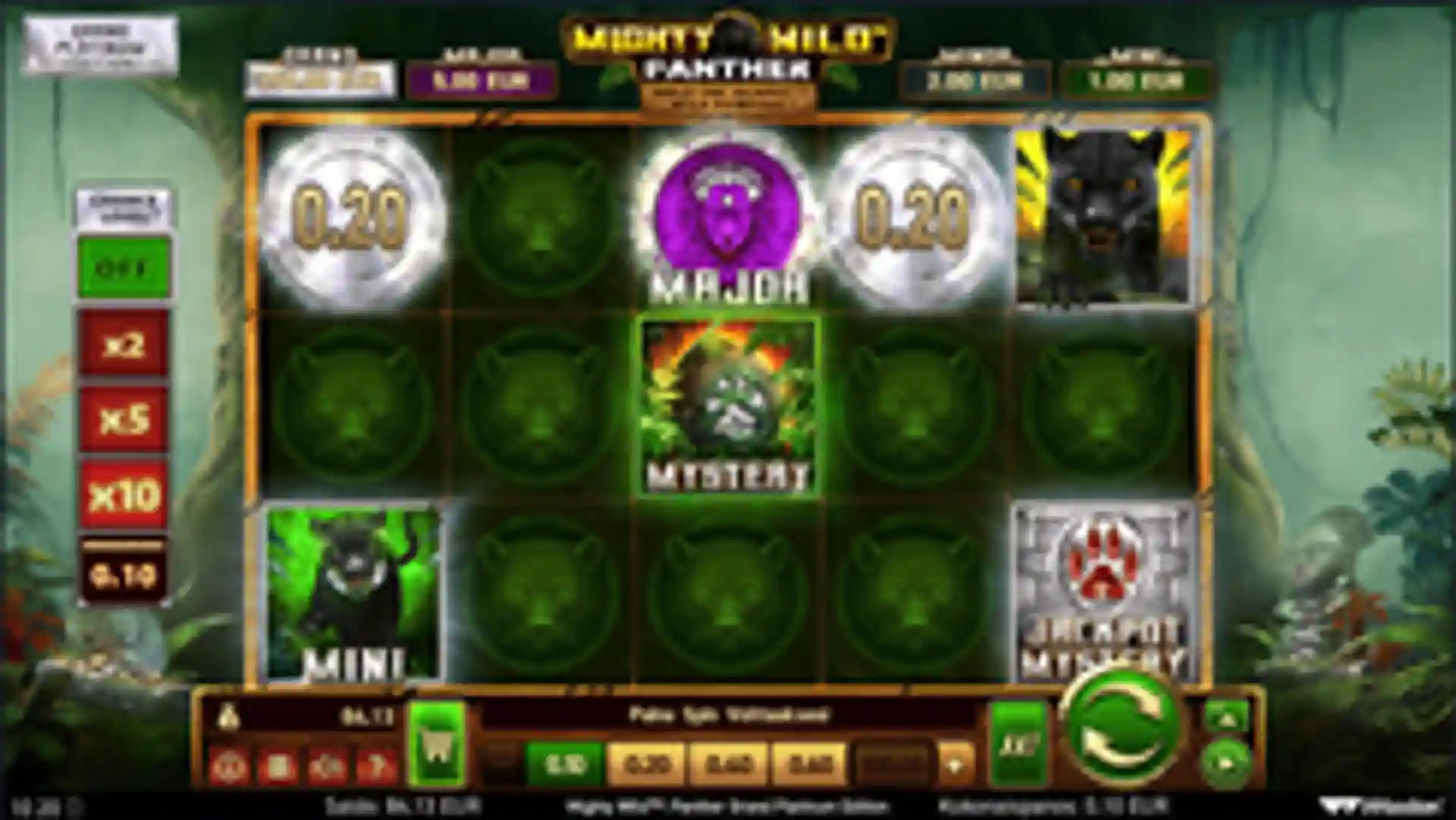 Mighty Wild Panther Hold the Jackpot gameplay