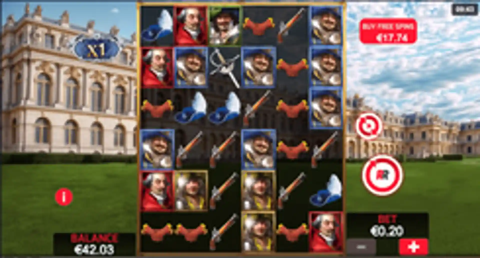 Musketeers 1 wild for all gameplay