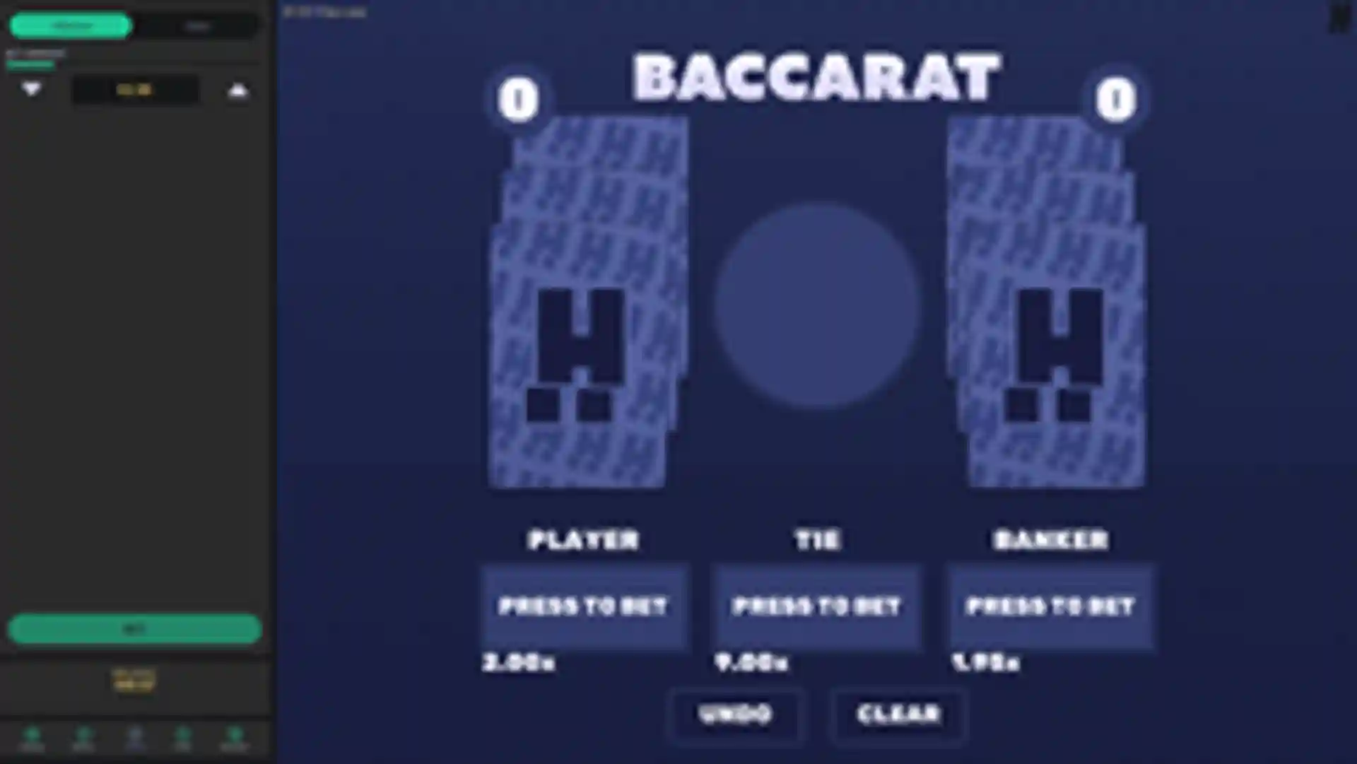 Baccarat gameplay