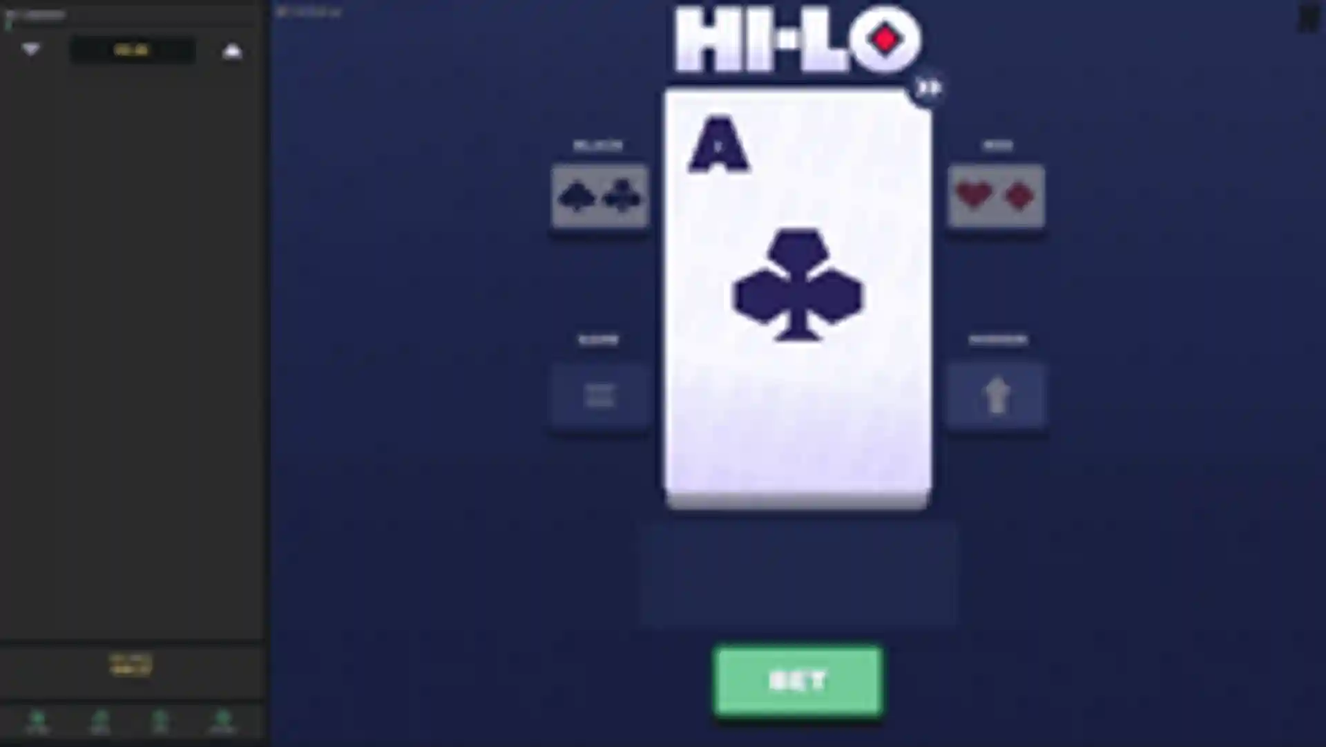 Hi-Lo gameplay