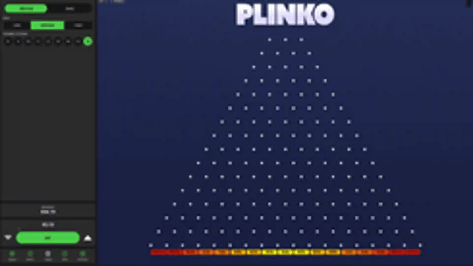 Plinko gameplay