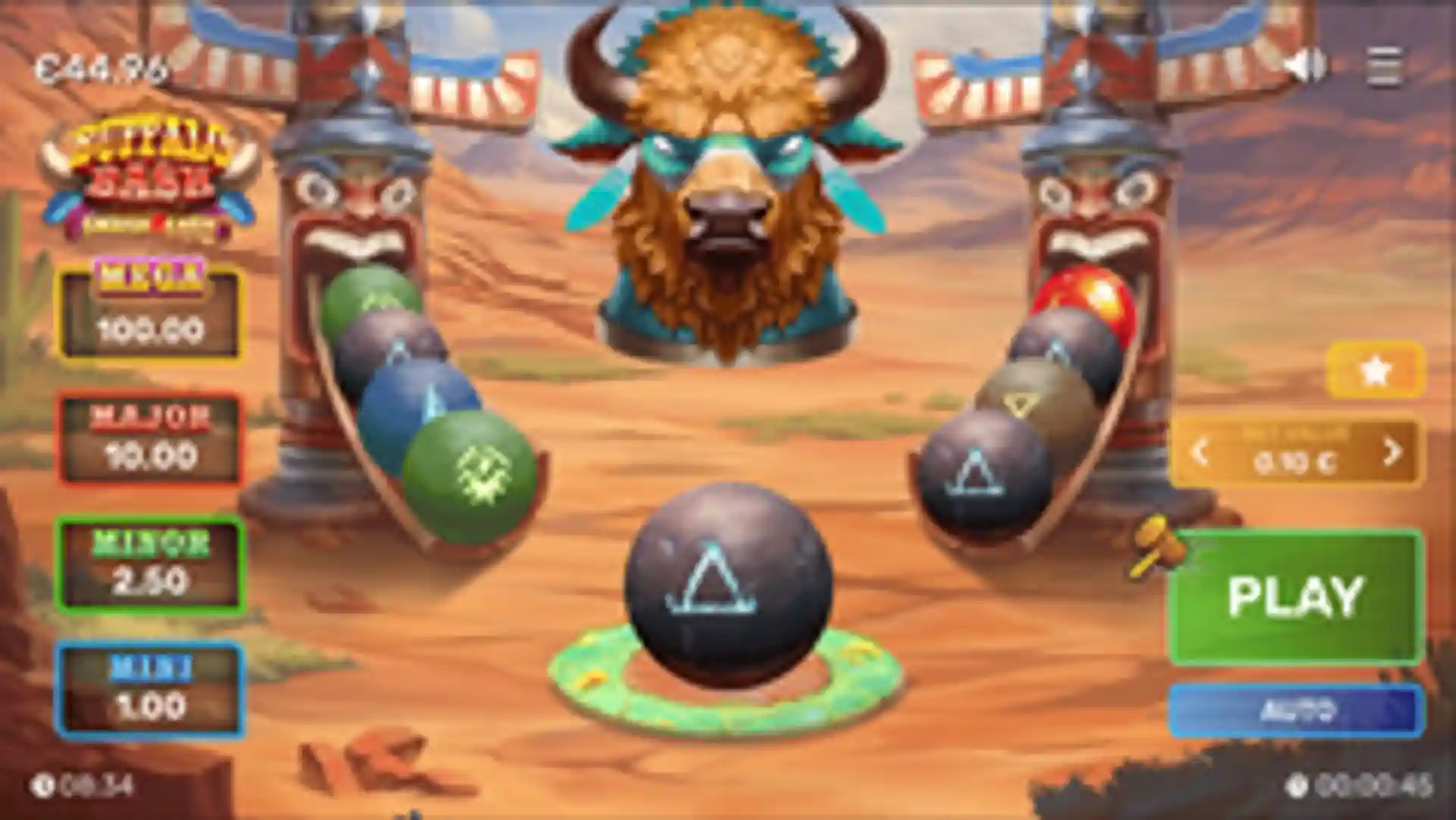 Buffalo Bash gameplay