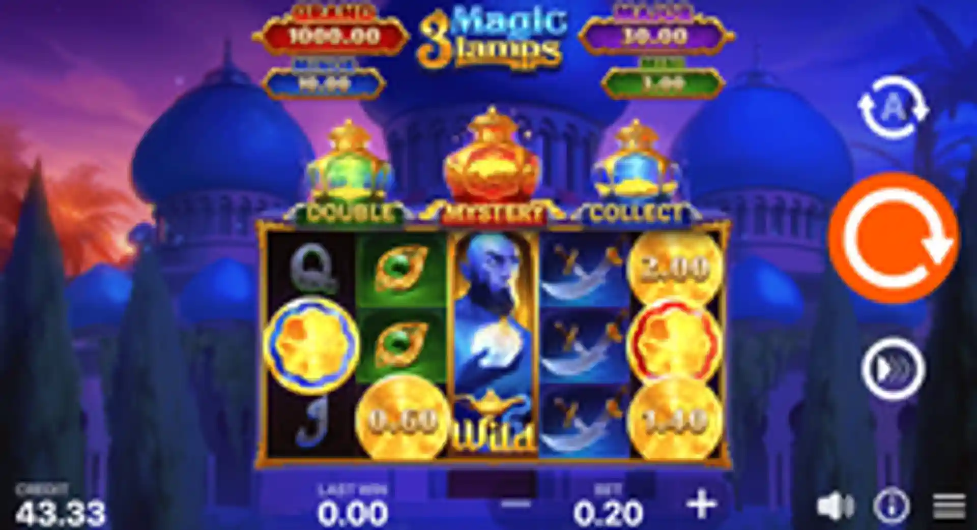 3 Magic Lamps: Hold and Win GP