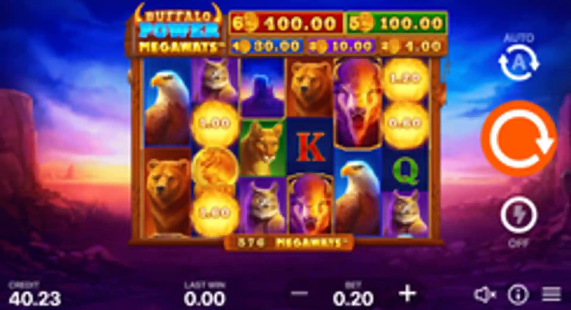 Buffalo Power Megaways™ gameplay