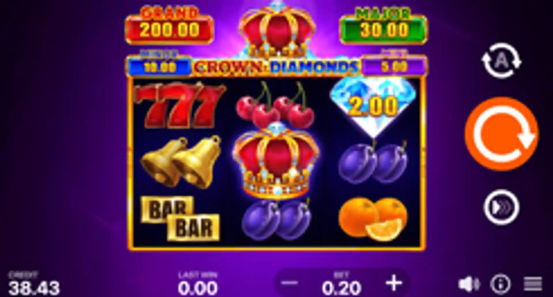 Crown and Diamonds: Hold and Win GP
