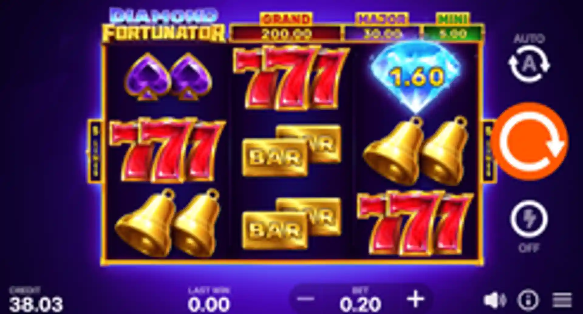 Diamond Fortunator: Hold and Win GP