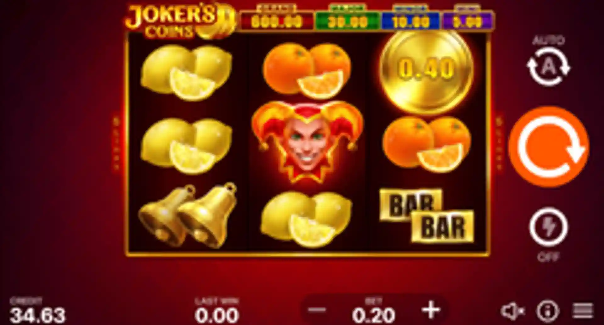 Joker's Coins: Hold and Win GP