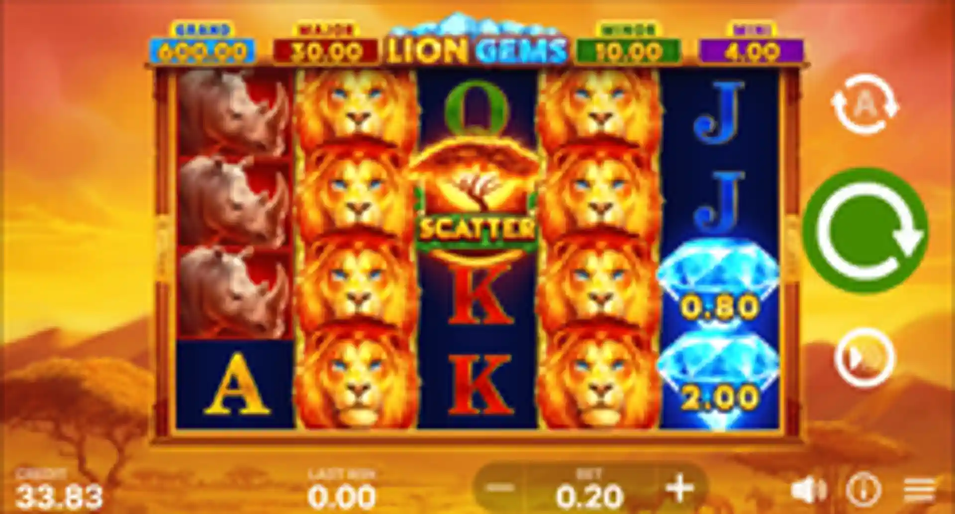 Lion Gems: Hold and Win GP