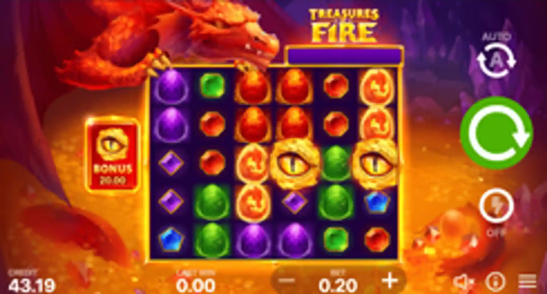Treasures of Fire: Scatter Pays GP