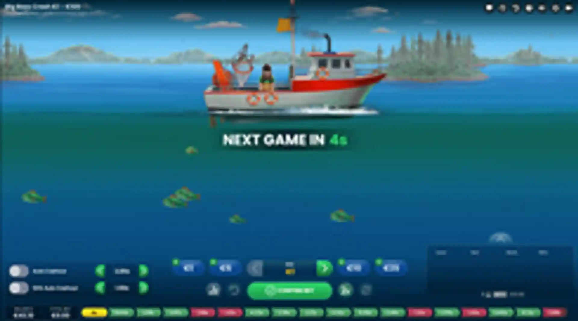 Big Bass Crash gameplay