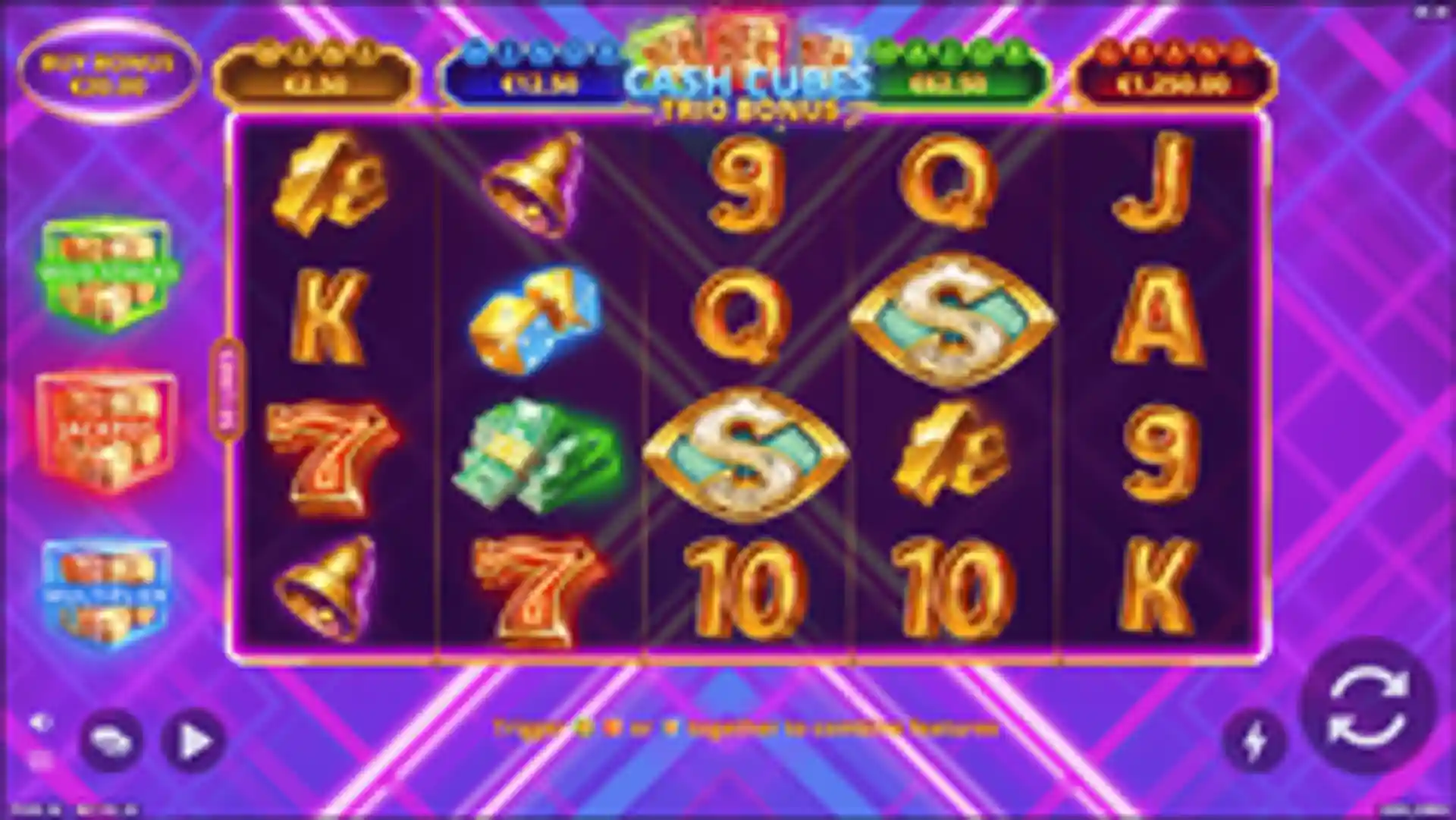 Cash Cubes Trio Bonus GP