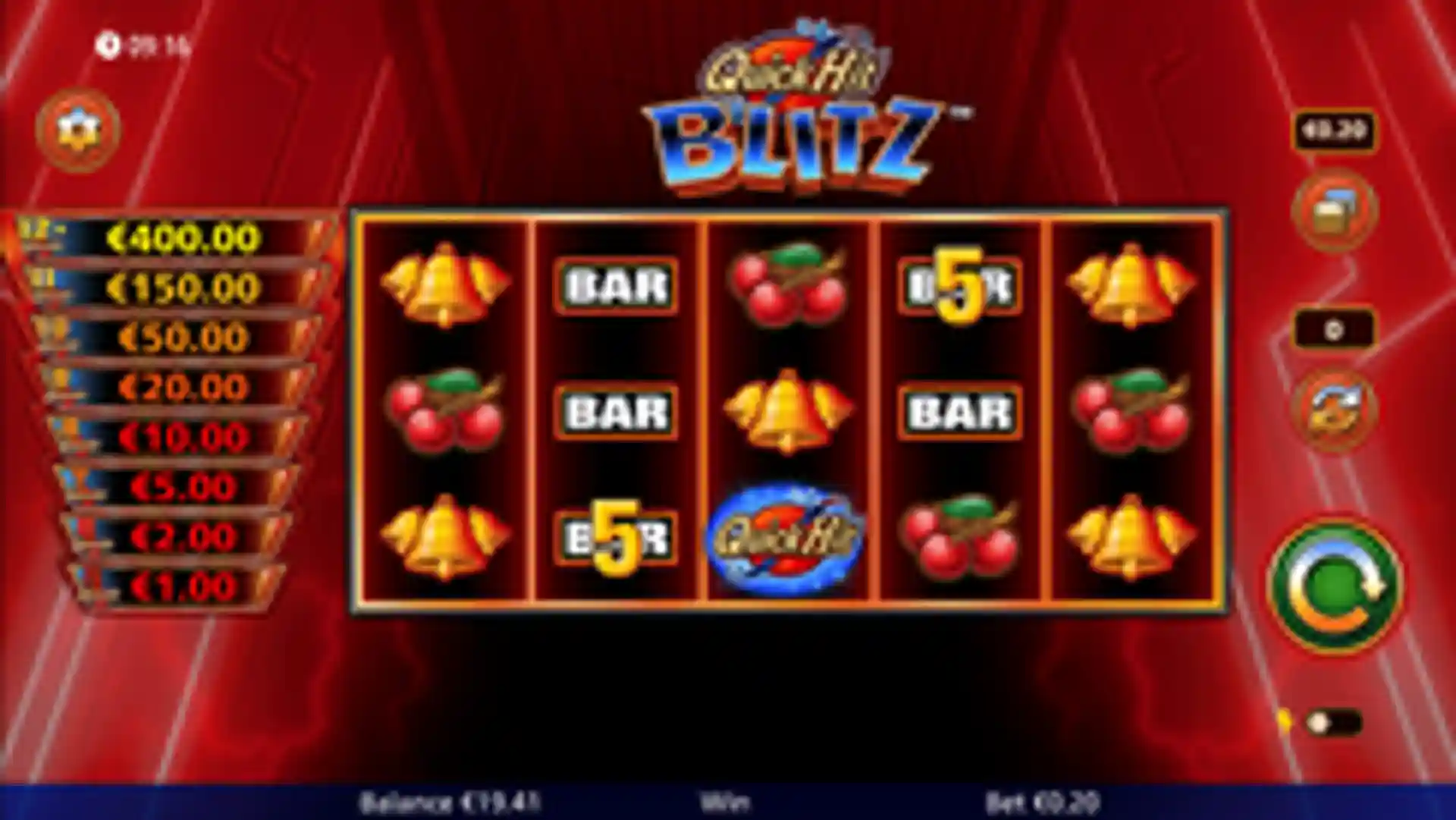 Quick Hit Blitz Red GP