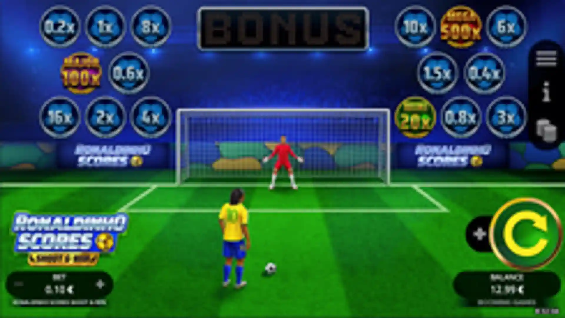 Ronaldinho Scores Shoot & Win GP
