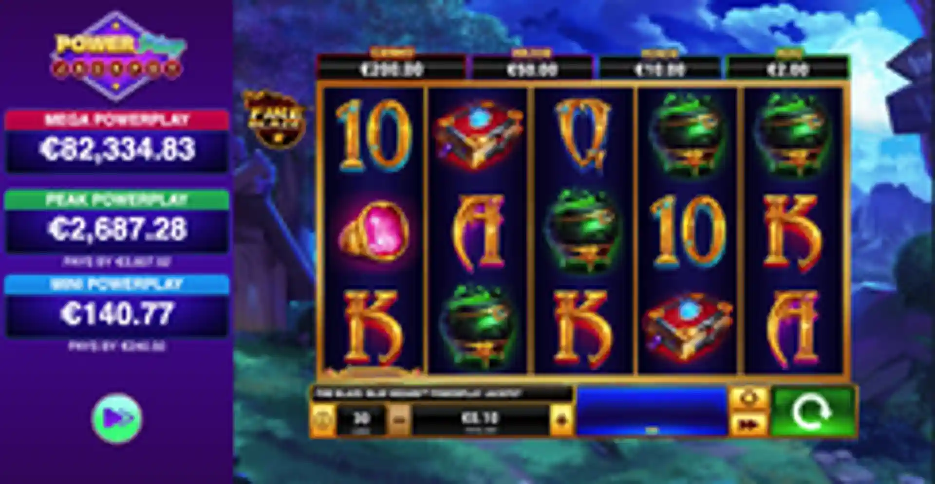 FB: Blue Wizard PowerPlay Jackpot GP