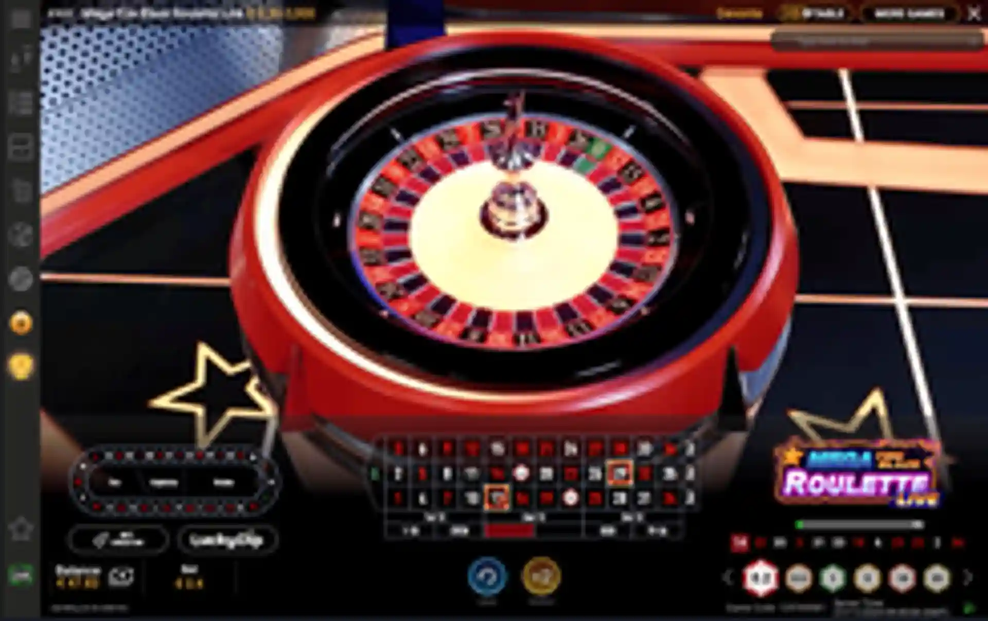 Mega Fire Blaze Roulette Live GP