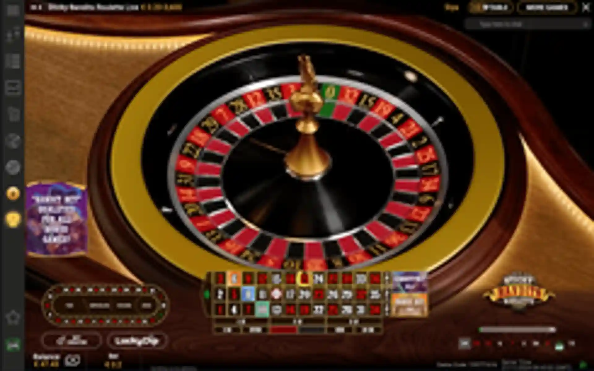 Sticky Bandits Roulette Live GP