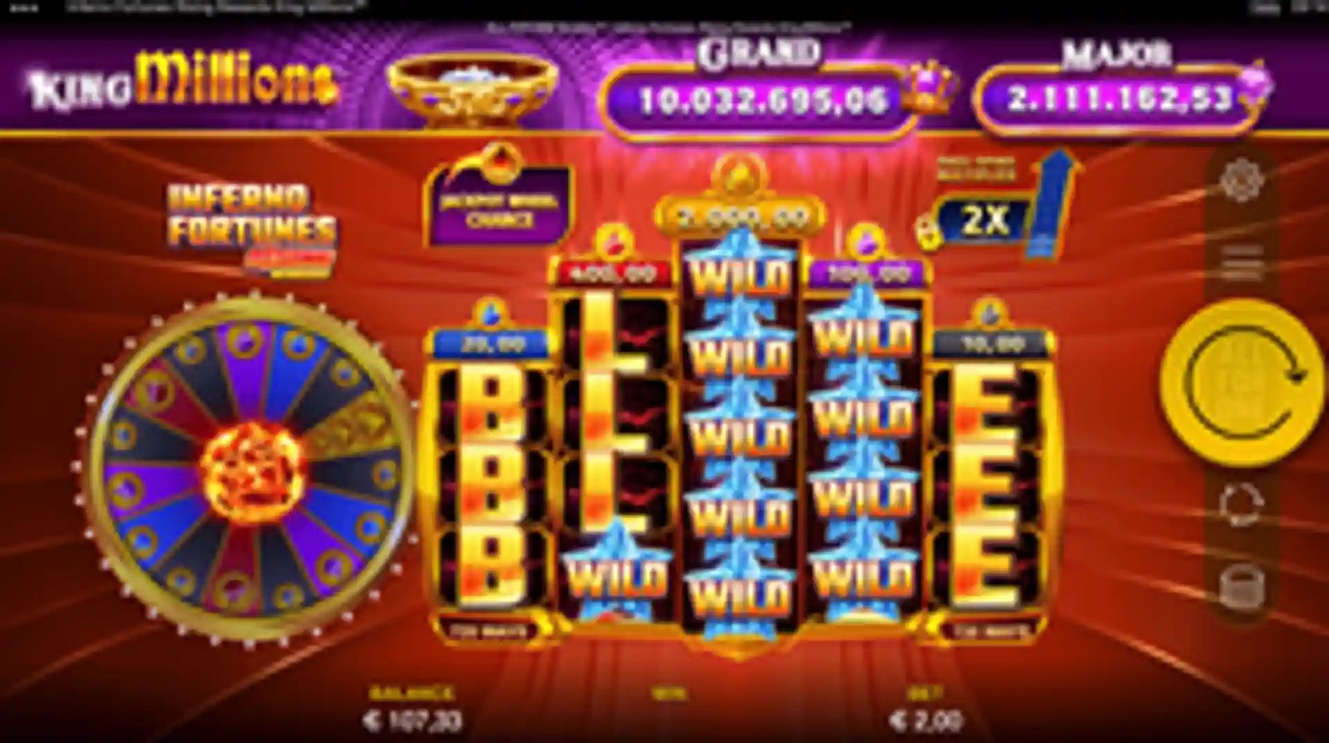 Inferno Fortunes Rising Rewards King Millions GP