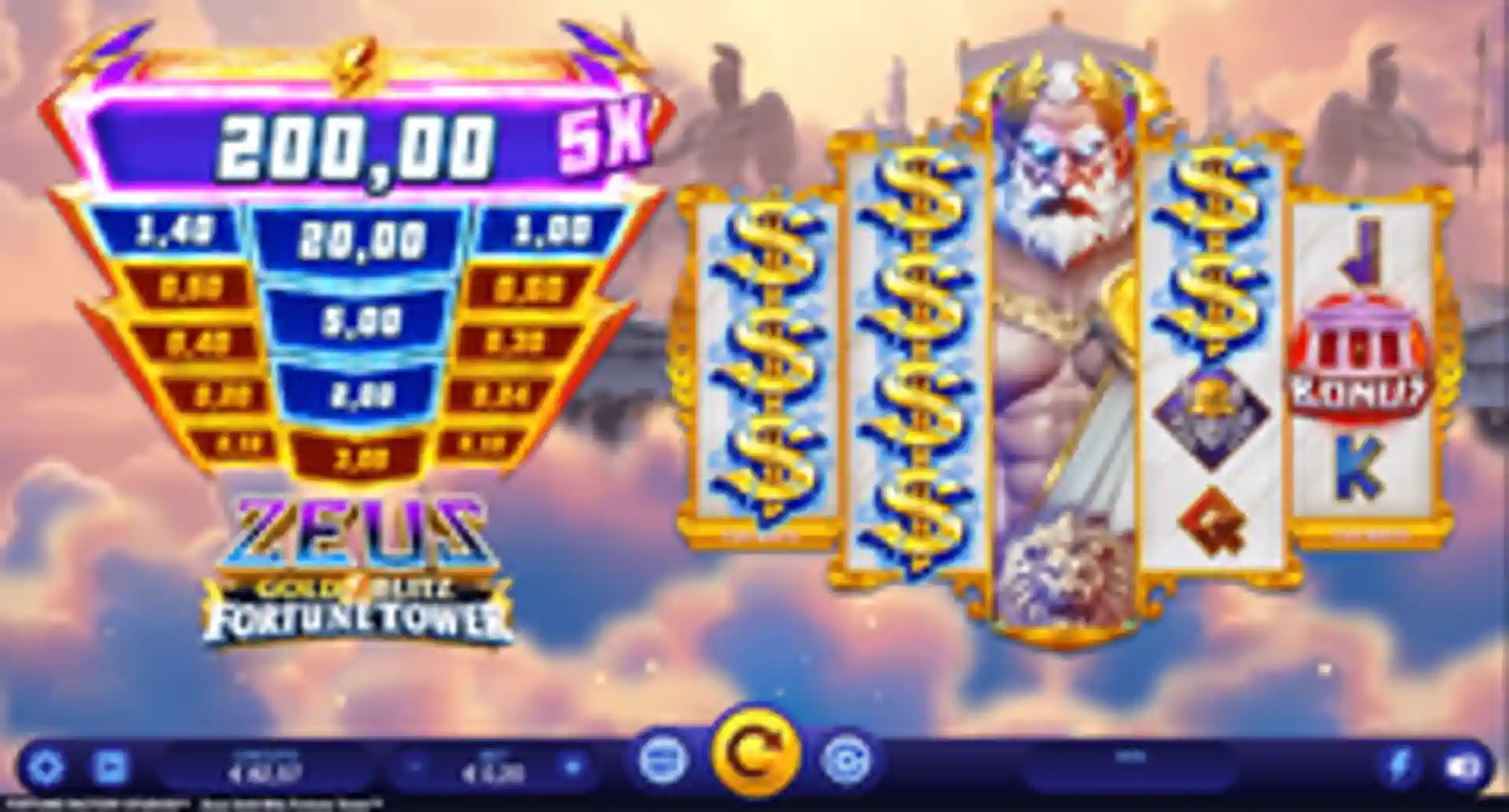 Zeus Gold Blitz Fortune Tower GP