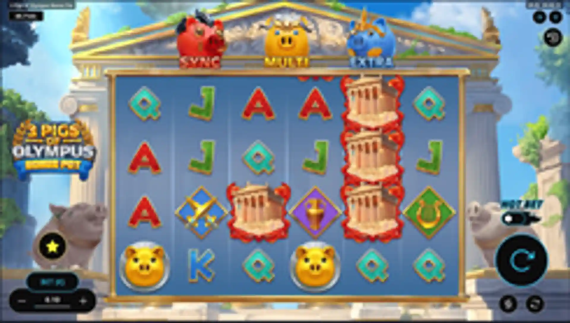 3 Pigs of Olympus Bonus Pot  GP